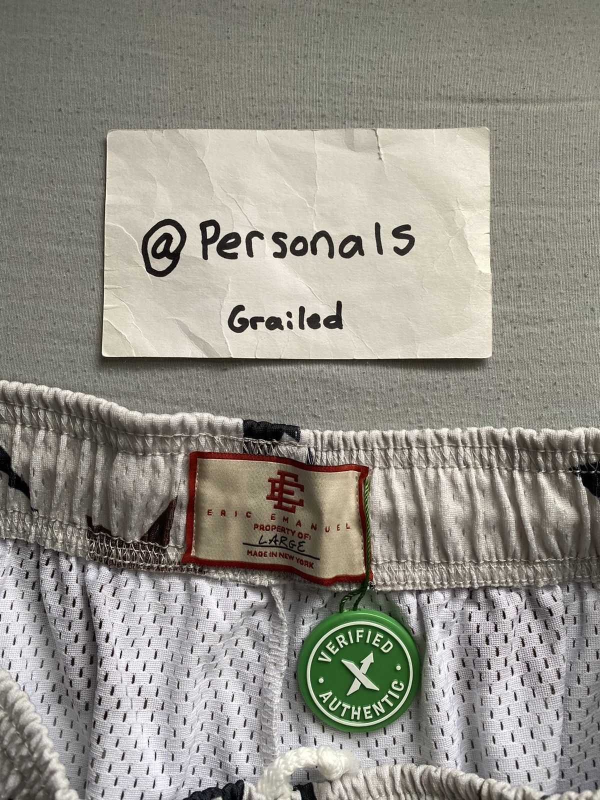 Bape × Eric Emanuel NEW Eric Emanuel x Bape Basic Shorts Large Size US 34 / EU 50 - 9 Thumbnail