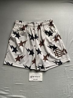 Bape, Shorts, Eric Emanuel X Bape Miami Shorts Brown