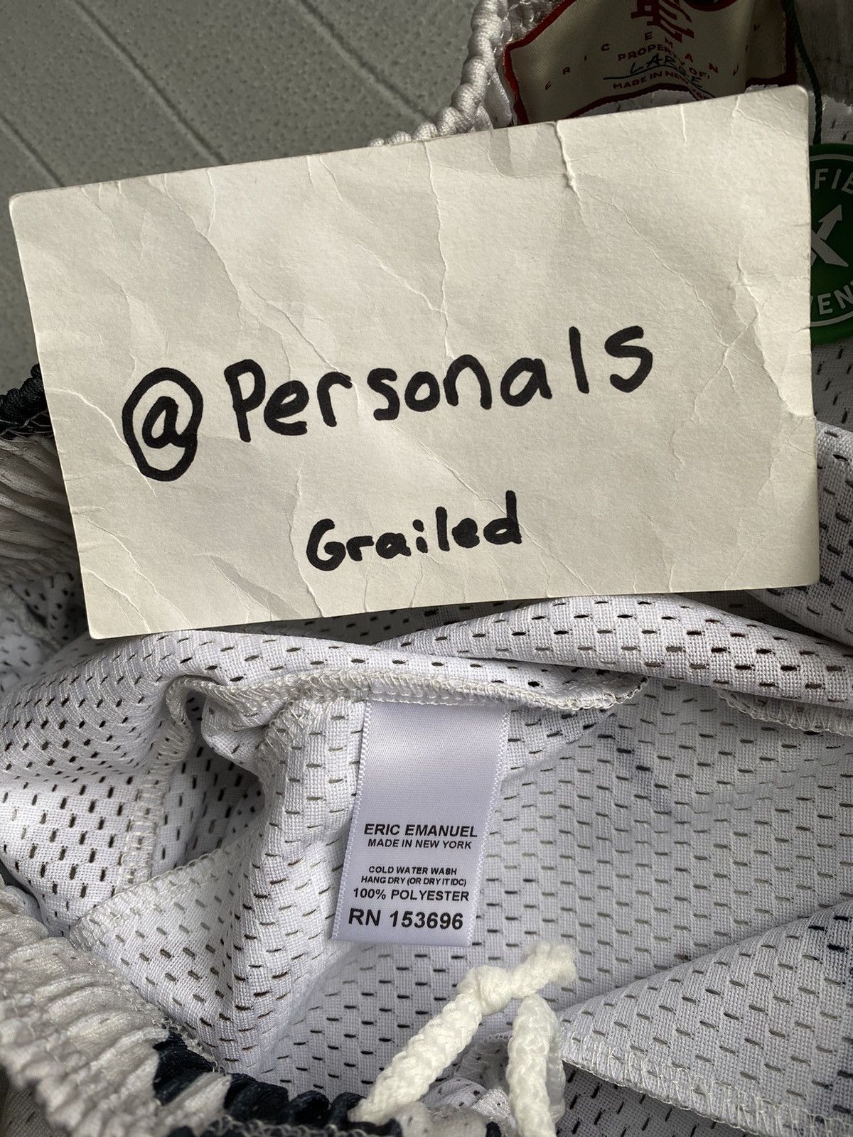 Bape × Eric Emanuel NEW Eric Emanuel x Bape Basic Shorts Large Size US 34 / EU 50 - 11 Thumbnail