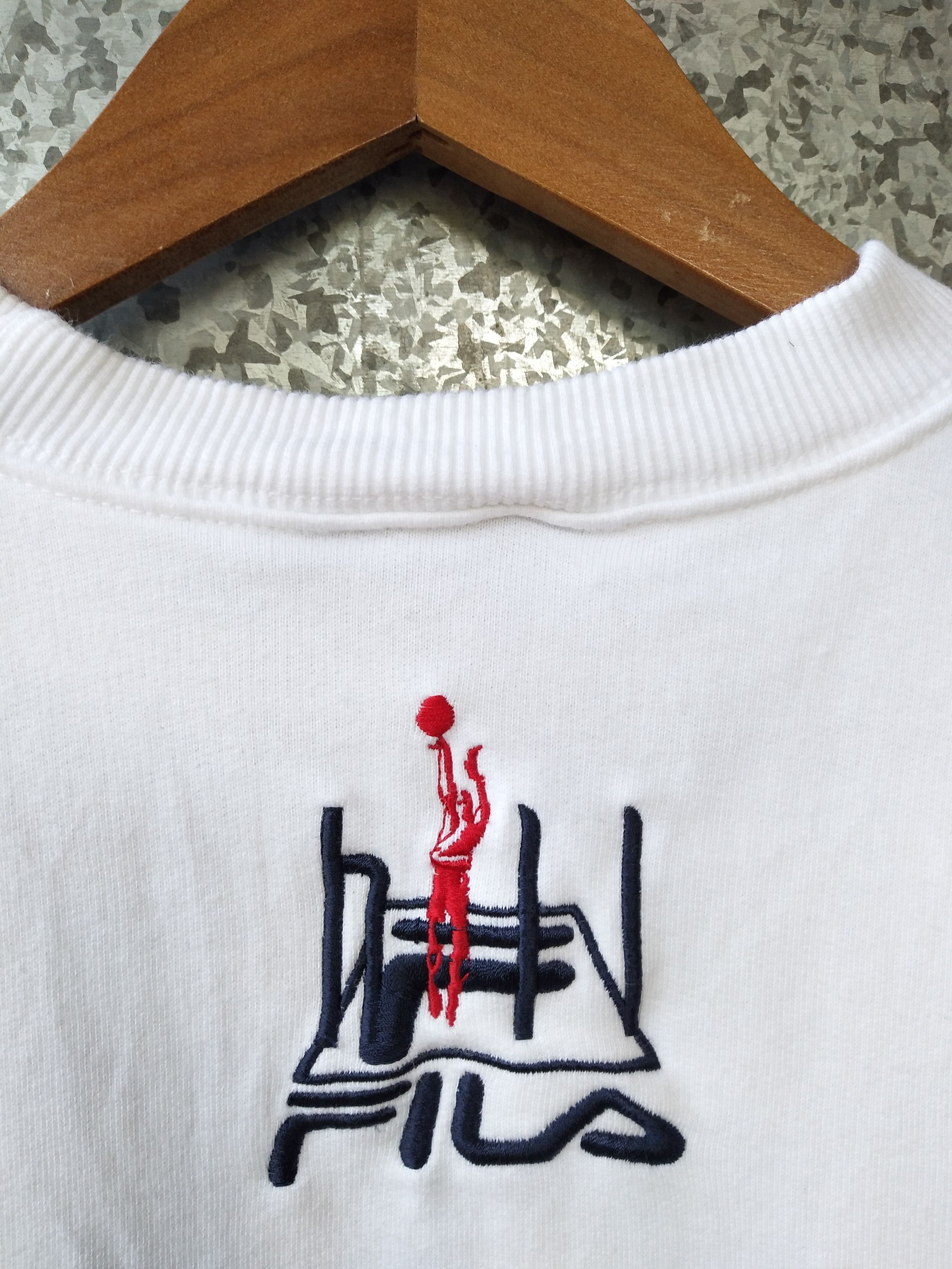 Fila 🔥 Vtg FILA Italia sweatshirt big Logo spell out crewneck Size US M / EU 48-50 / 2 - 4 Thumbnail