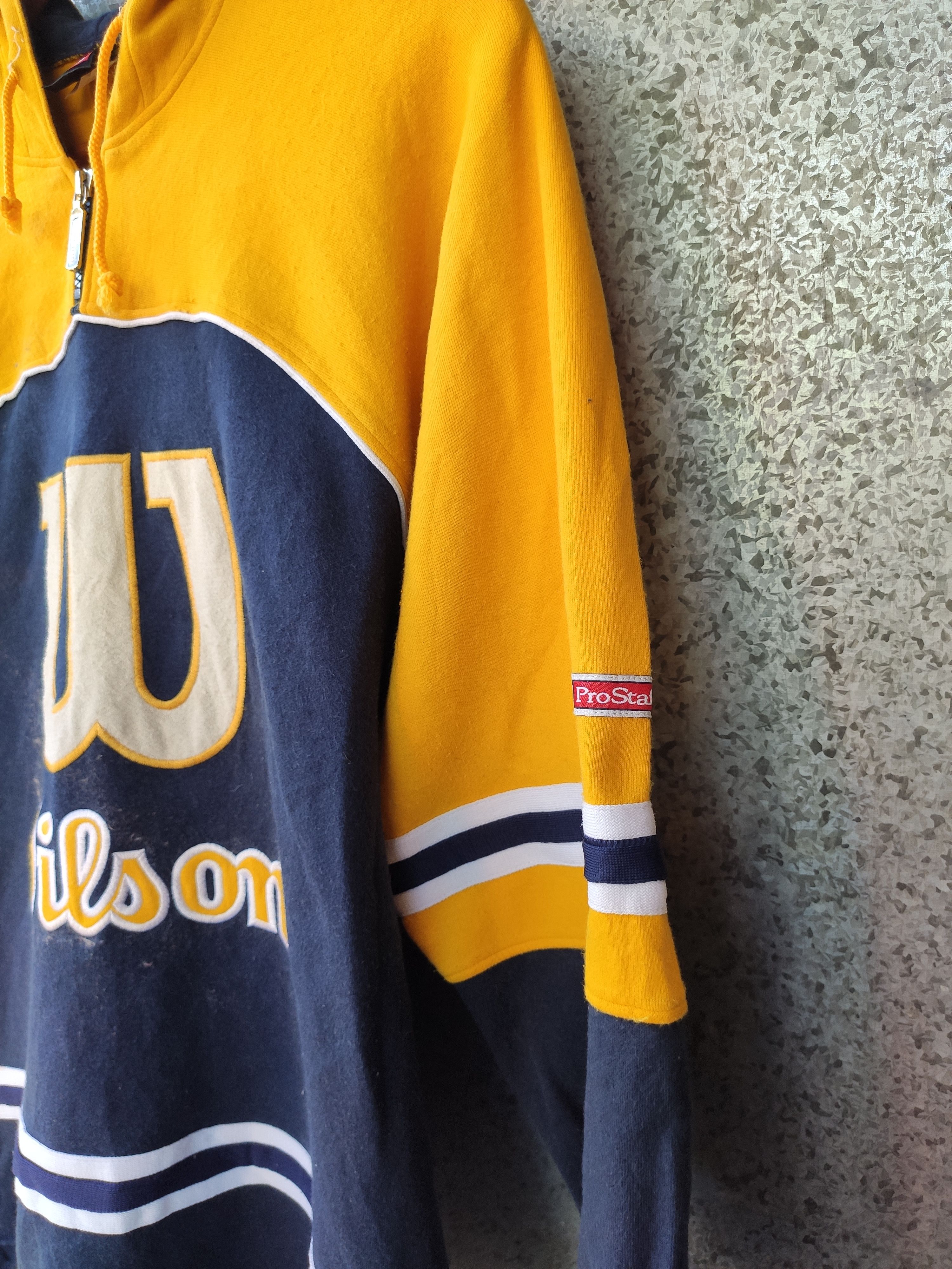 Wilson 🔥 Vintage Wilson hoodies spell out multi colour big logo Size US M / EU 48-50 / 2 - 4 Thumbnail