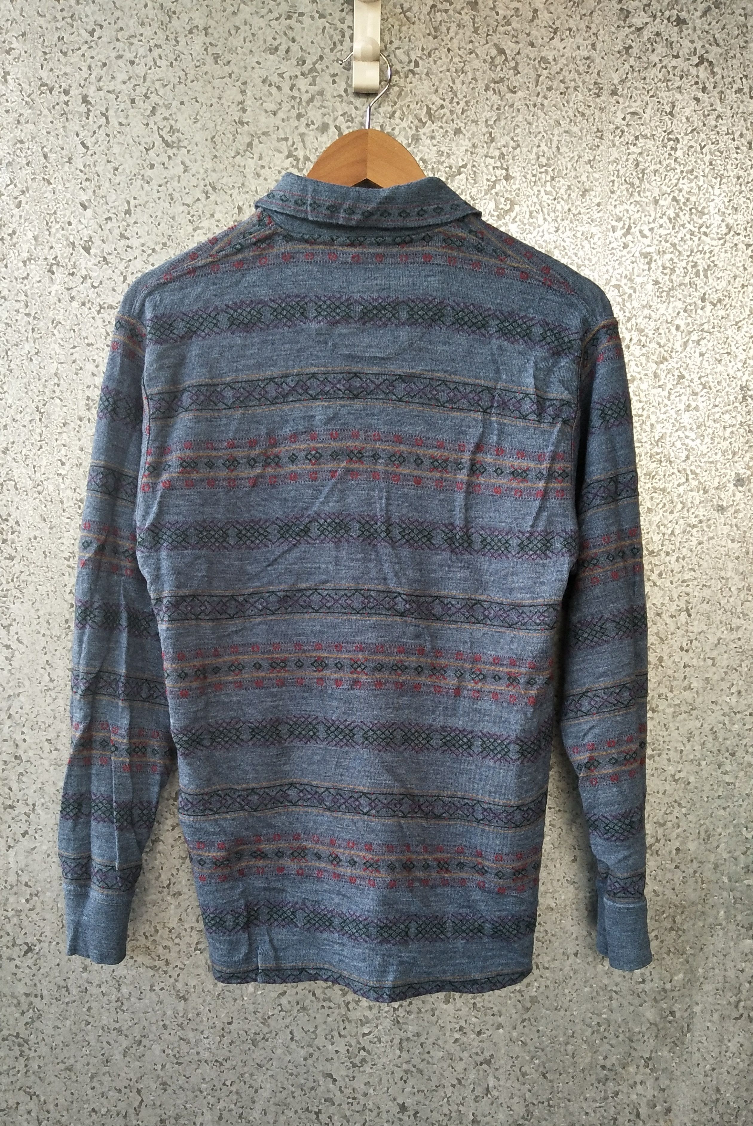 Vintage 🔥 Vintage Francesco Morri Long sleeve polo shirt Size US M / EU 48-50 / 2 - 2 Thumbnail