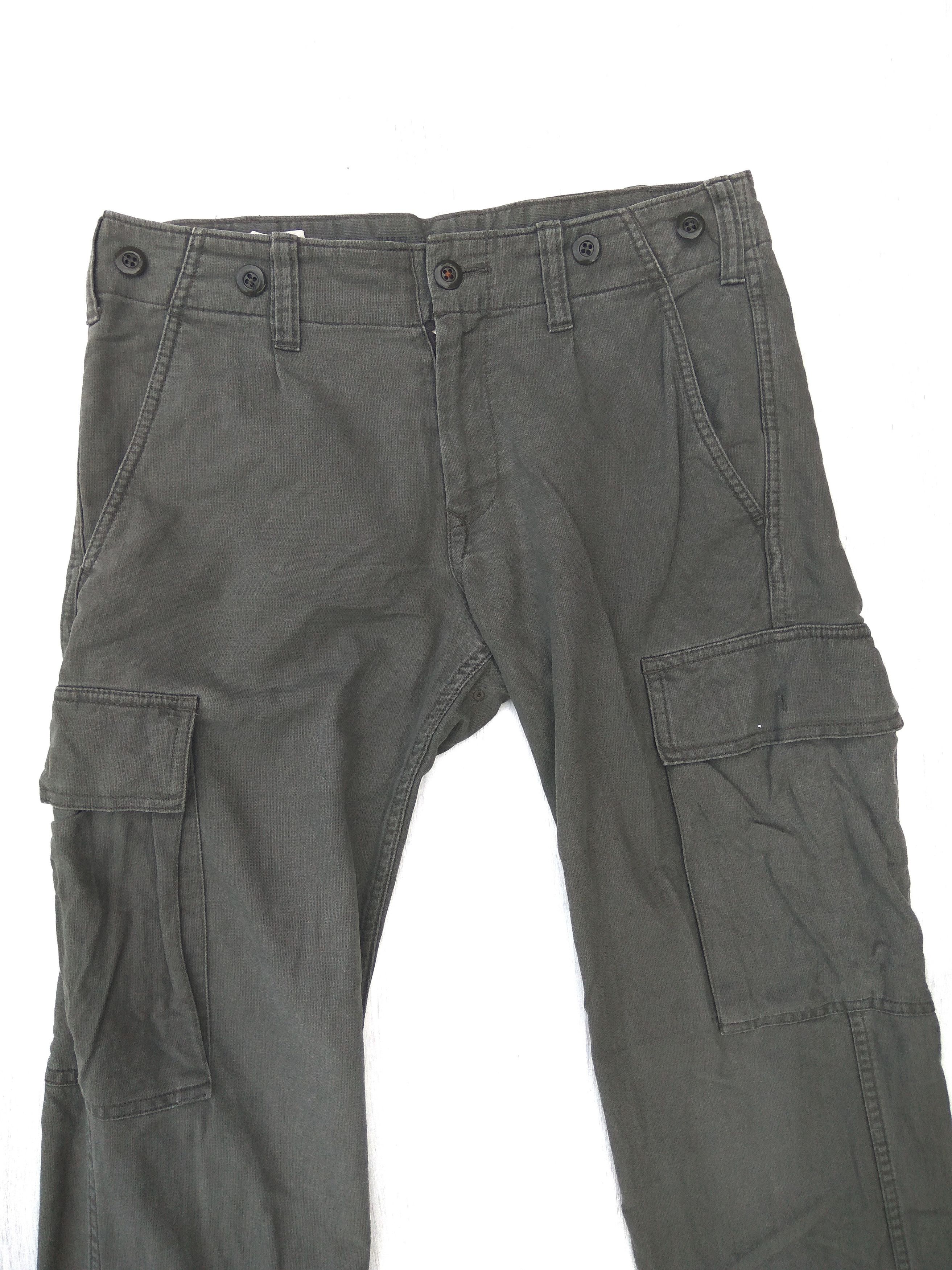 Japanese Brand Back Number multi pocket olive green Size US 32 / EU 48 - 2 Thumbnail