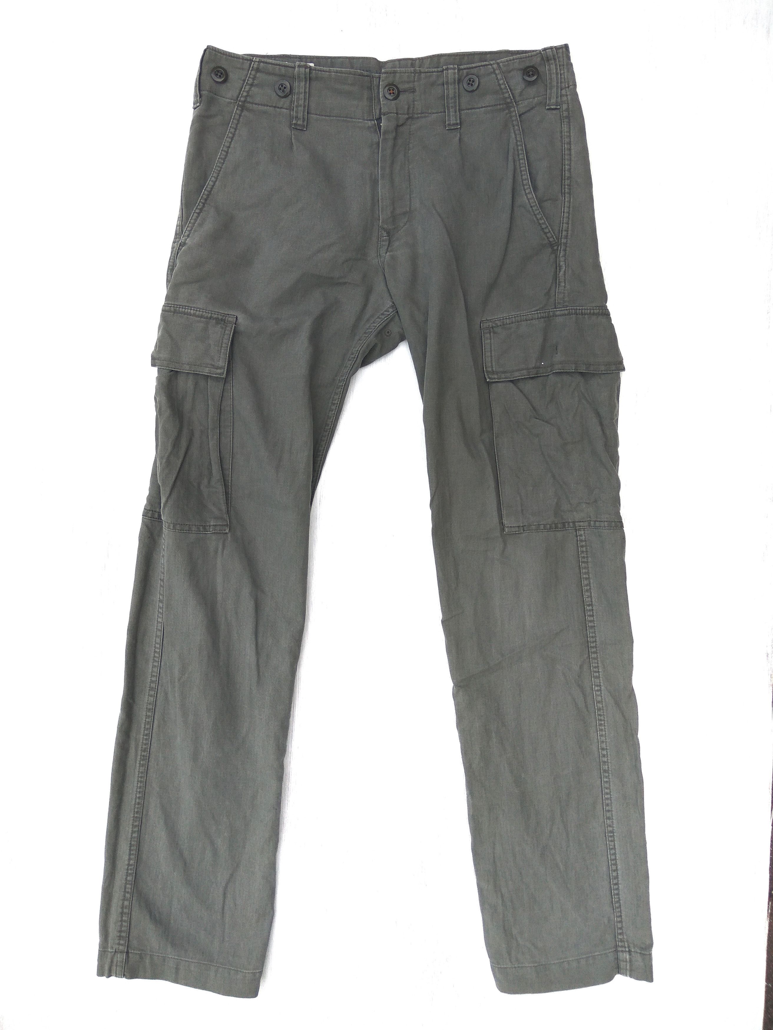 Japanese Brand Back Number multi pocket olive green Size US 32 / EU 48 - 1 Thumbnail