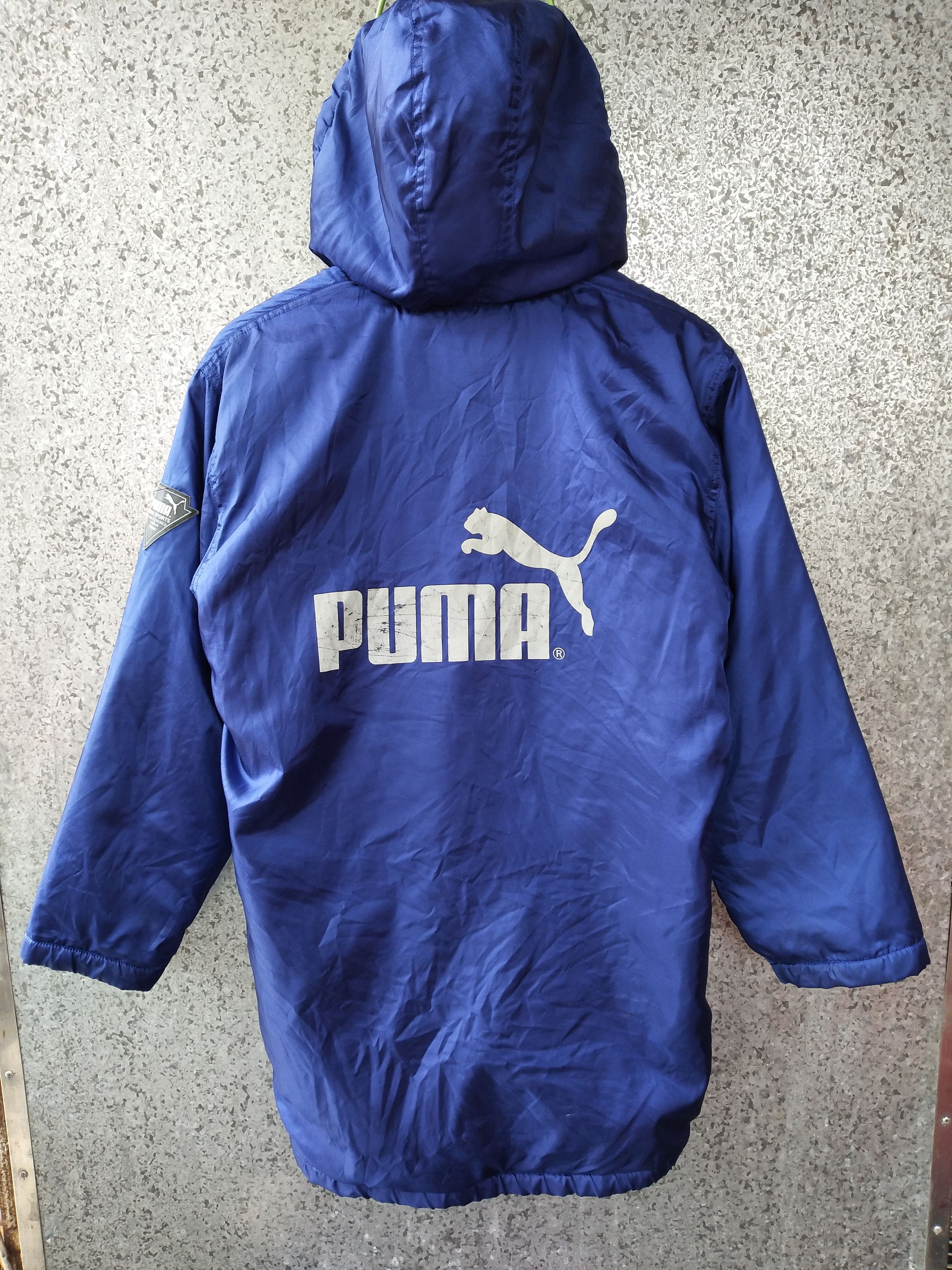 Puma Vintage 90s Vintage PUMA Hoodies Jacket big logo Size US M / EU 48-50 / 2 - 2 Thumbnail