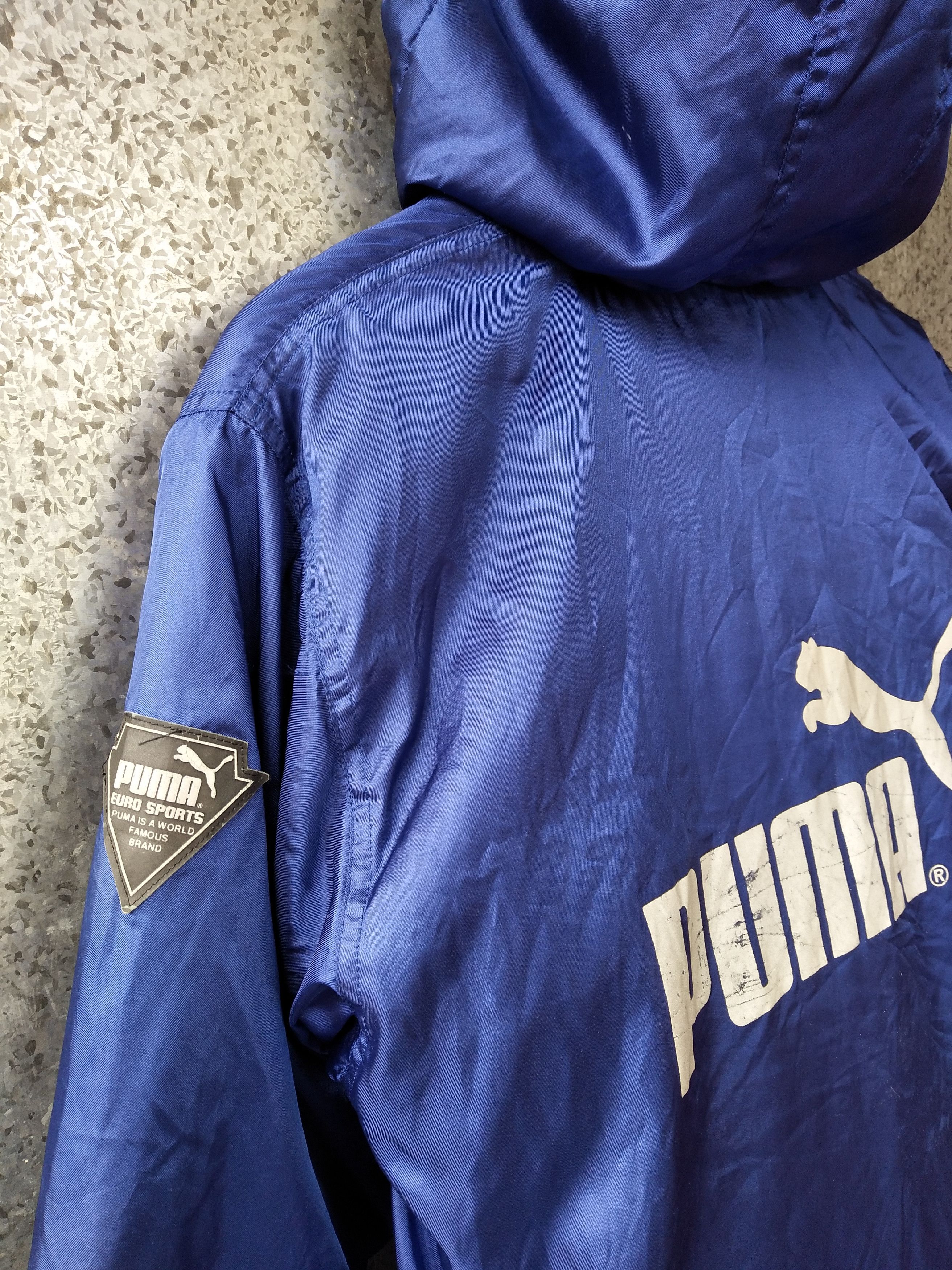 Puma Vintage 90s Vintage PUMA Hoodies Jacket big logo Size US M / EU 48-50 / 2 - 7 Thumbnail