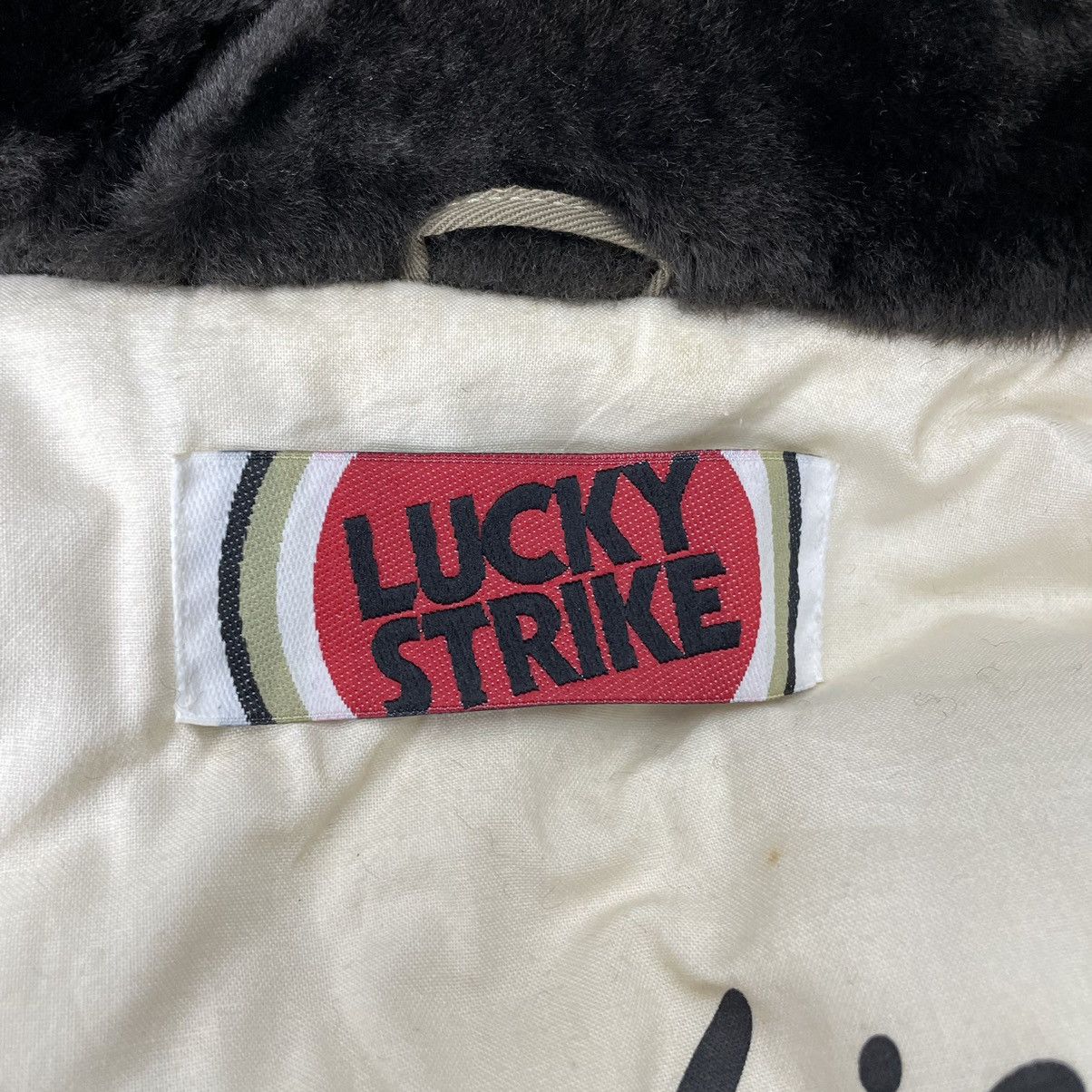 Vintage 🌟LUCKY STRIPE B3 LEATHER PART FUR WINTER JACKET Size US L / EU 52-54 / 3 - 13 Thumbnail