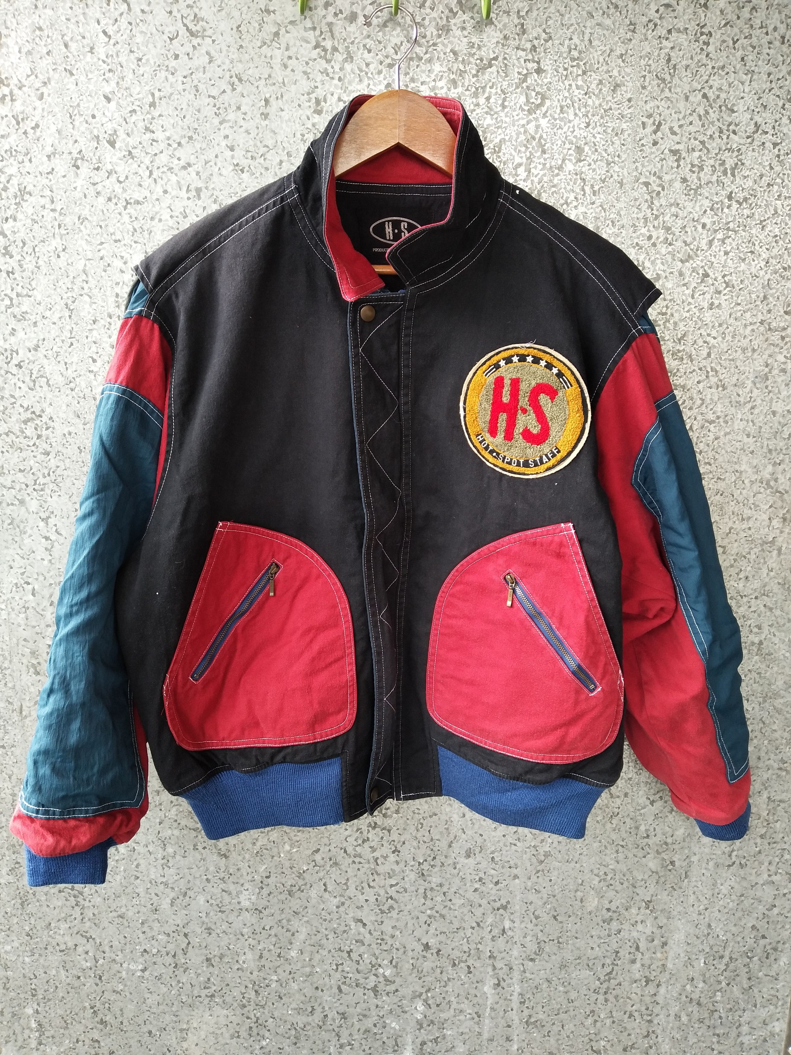 Japanese Brand 🔥 Vintage 90s Japanese BrandHot Spot Staff zipper Jacket Size US L / EU 52-54 / 3 - 1 Thumbnail