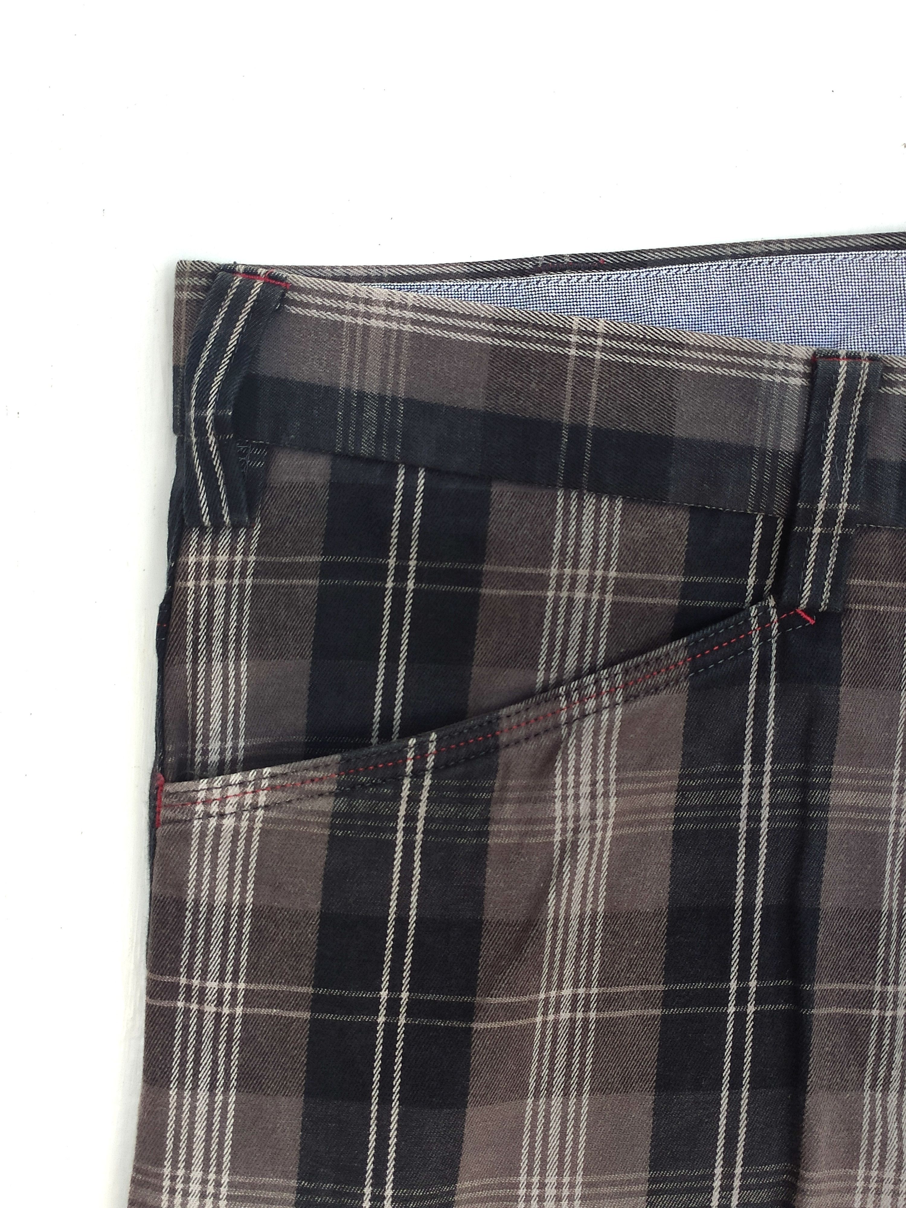 Japanese Brand 🔥 Japanese brand plaid pants 5 pocket Size US 37 - 5 Thumbnail
