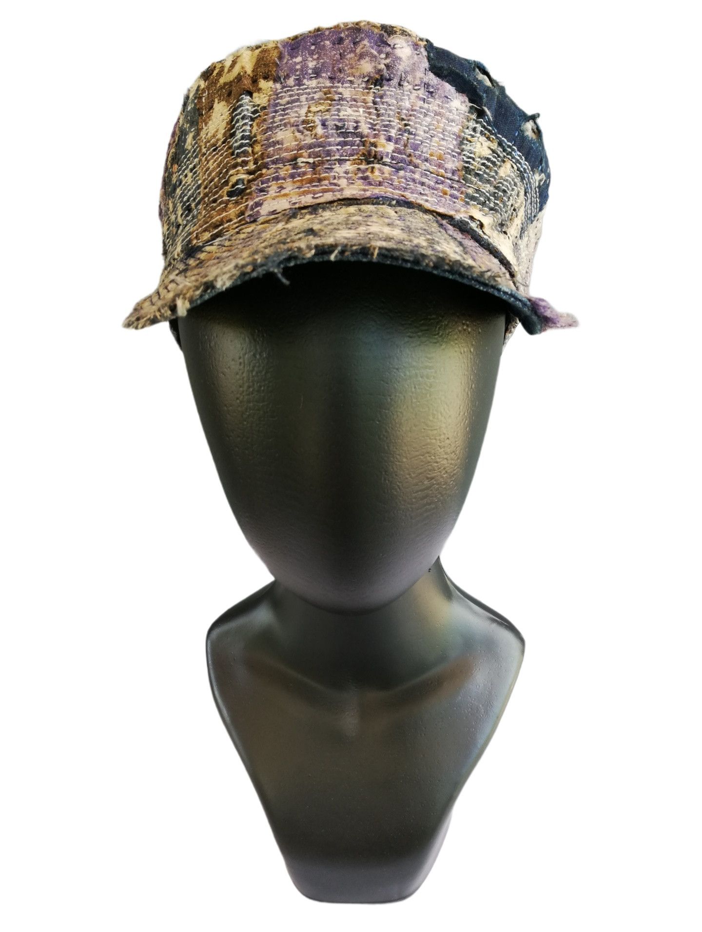Japanese Brand 🔥Design Iconic Style Kapital Kogin Blue Washed Country Cap Size ONE SIZE - 8 Thumbnail