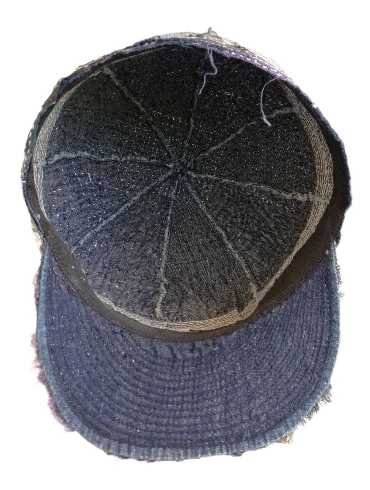 Japanese Brand 🔥Design Iconic Style Kapital Kogin Blue Washed Country Cap Size ONE SIZE - 14 Thumbnail