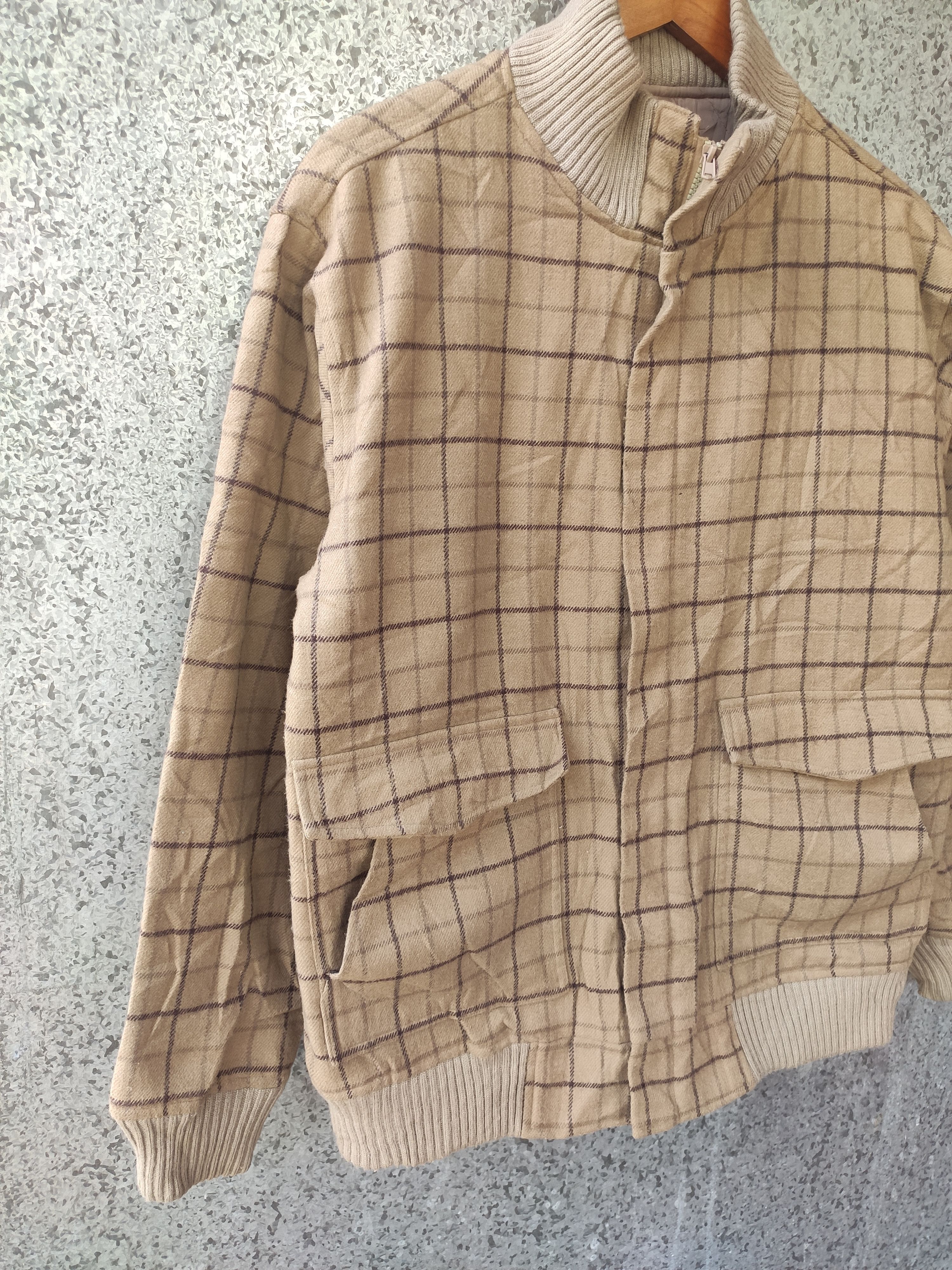 Vintage × Woolrich Woolen Mills Woolrich zipper Jacket tartan design Size US M / EU 48-50 / 2 - 3 Thumbnail