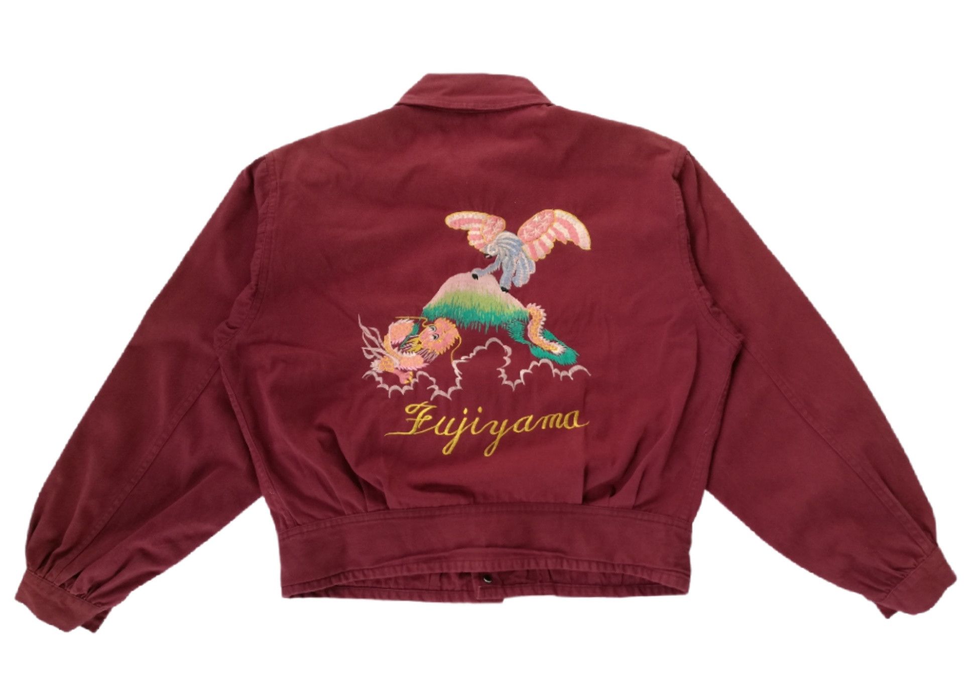 Japanese Brand 🔥Vintage 50s Original Mt.Fuji Yama Cotton Military Sukajan Size US M / EU 48-50 / 2 - 1 Thumbnail