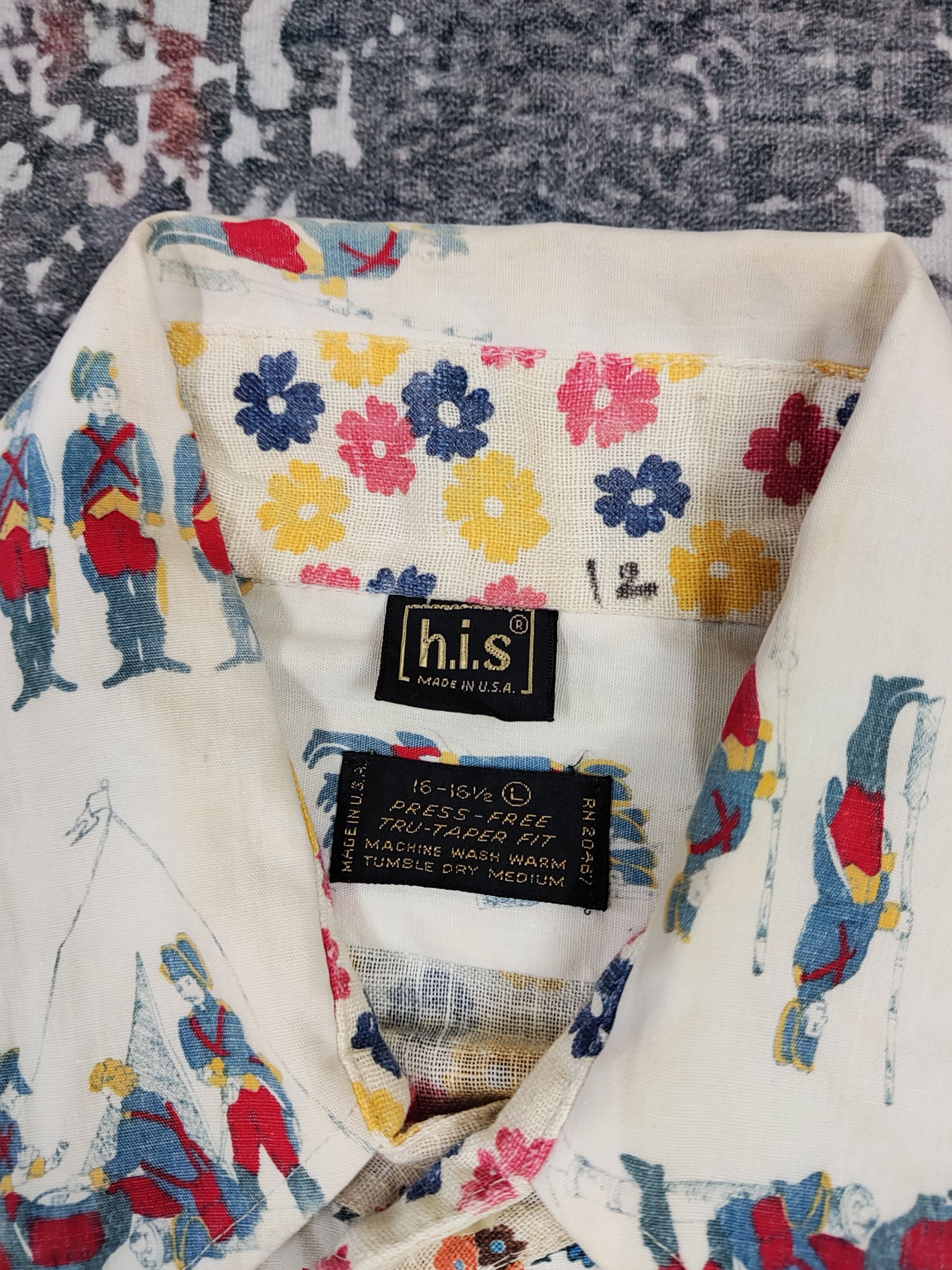 Kapital 60’s/70's H.i.s Western Shirt Made In Usa Army Rare Size US L / EU 52-54 / 3 - 4 Thumbnail