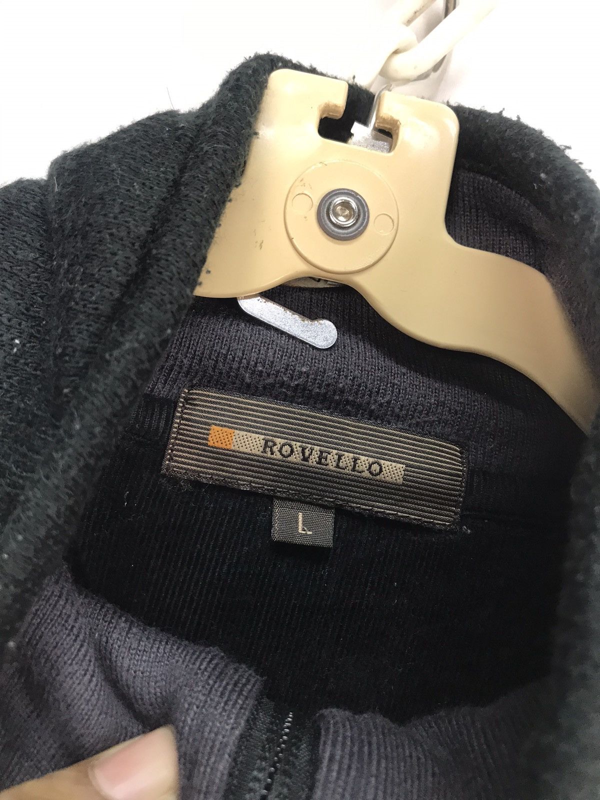 Japanese Brand × Vintage Rovello half zipper patchwork sweatshirt Size US M / EU 48-50 / 2 - 3 Thumbnail