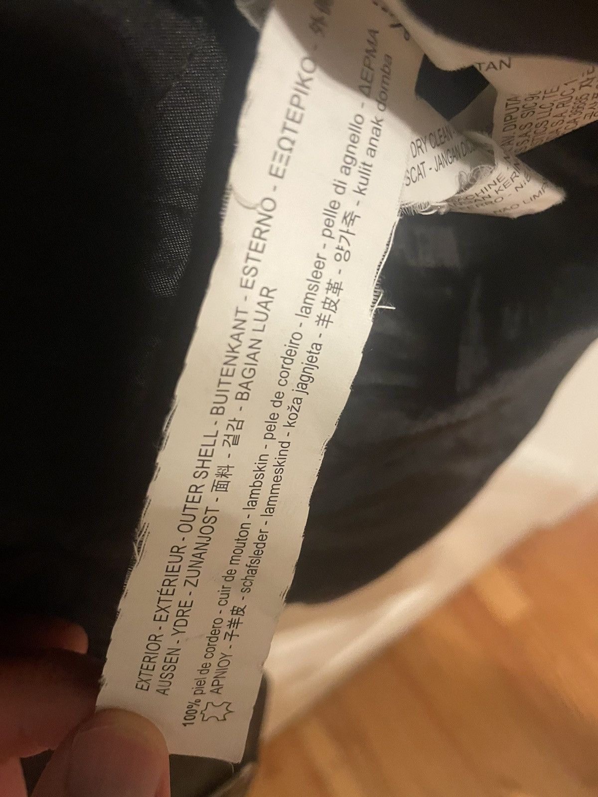 Zara Zara Lambskin Leather Biker Jacket - Size M Size US M / EU 48-50 / 2 - 10 Thumbnail
