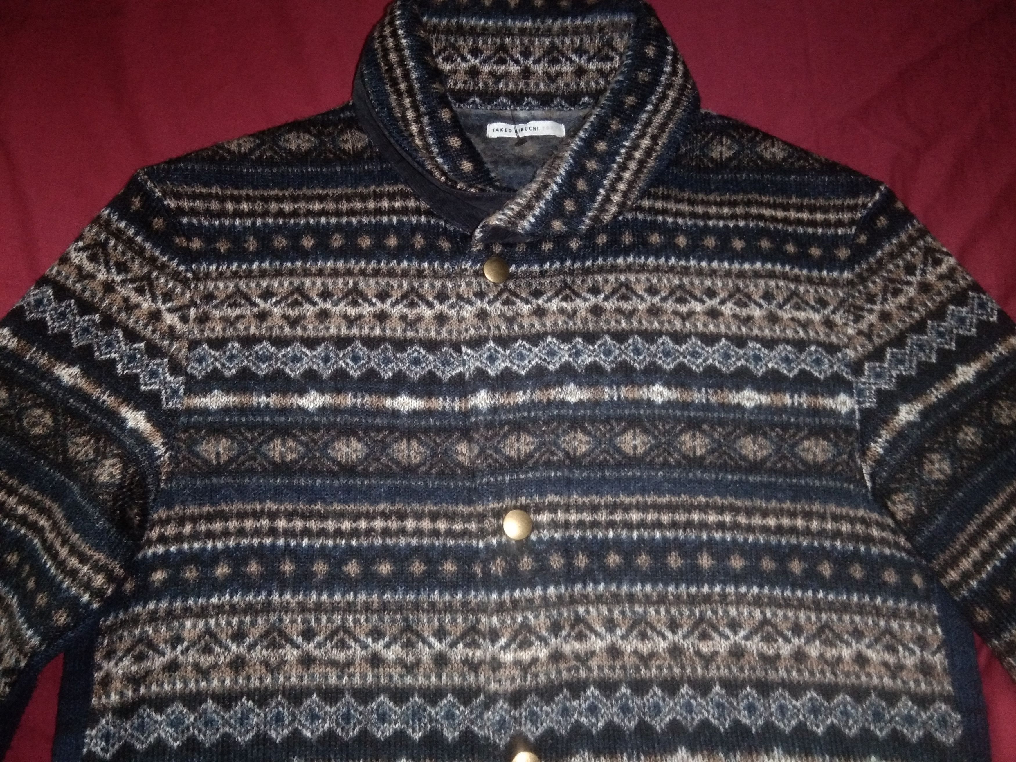Japanese Brand × Takeo Kikuchi Takeo Kikuchi knitwear sweater jacket fashion designer japan Size US S / EU 44-46 / 1 - 1 Thumbnail