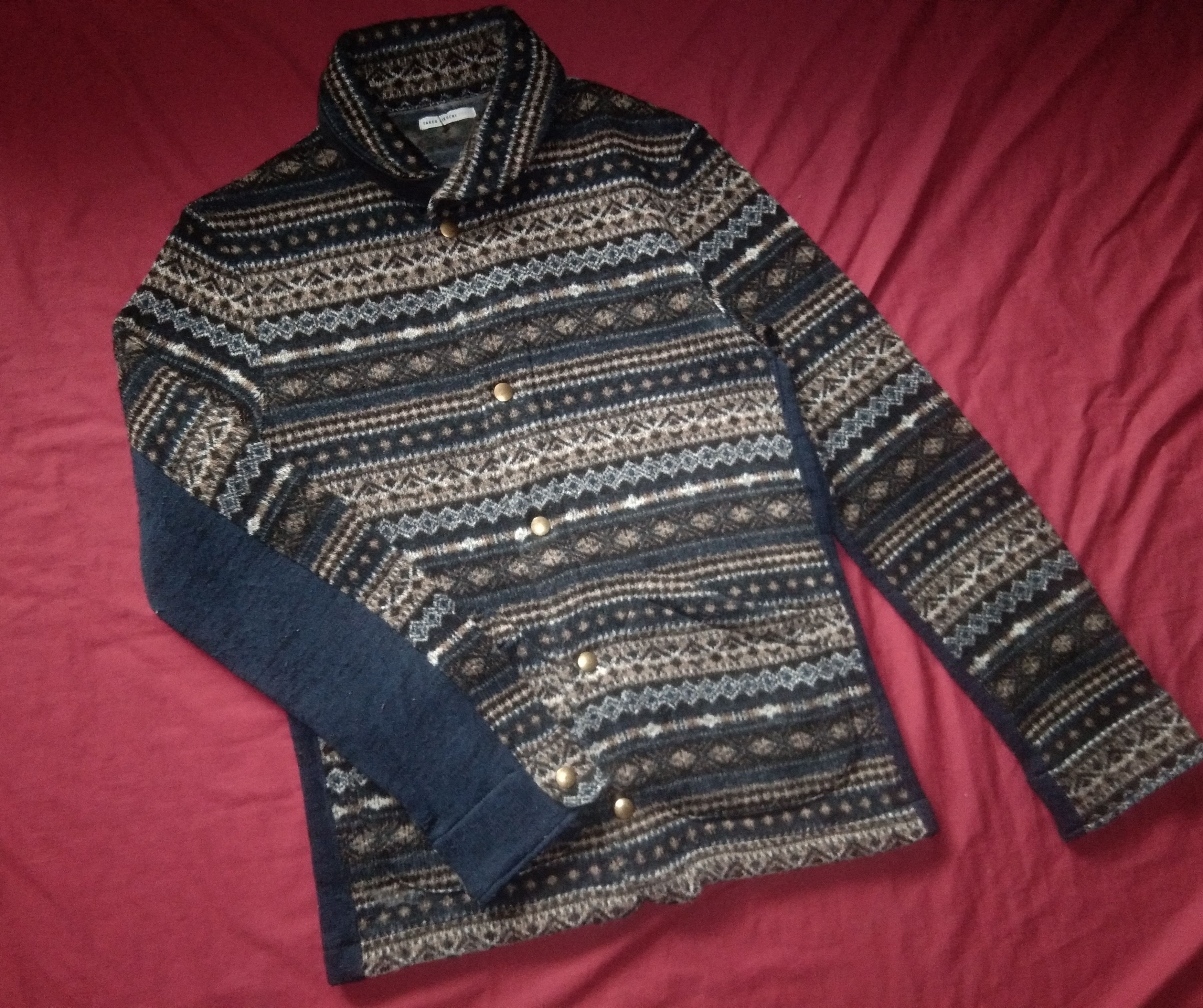 Japanese Brand × Takeo Kikuchi Takeo Kikuchi knitwear sweater jacket fashion designer japan Size US S / EU 44-46 / 1 - 2 Thumbnail