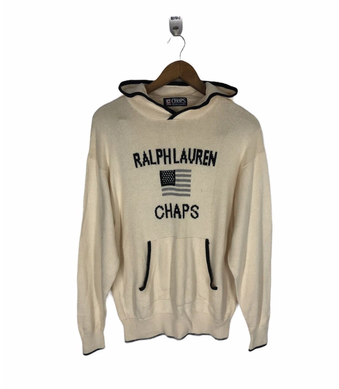 Chaps Ralph Lauren × Ralph Lauren × Vintage Vintage Champ Ralph Lauren Knitwear Hoodies Size US S / EU 44-46 / 1 - 1 Thumbnail