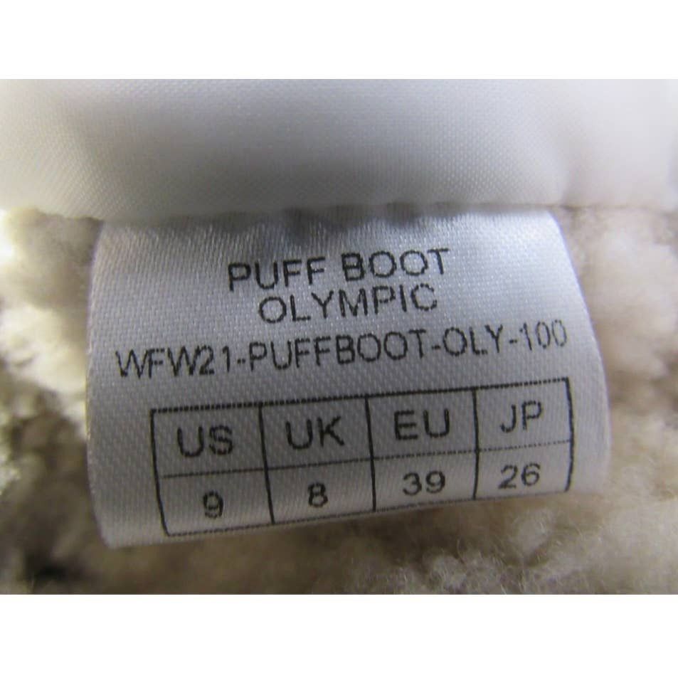 Ross & Snow Puffy USA MOON Boots Shearling MSRP $525