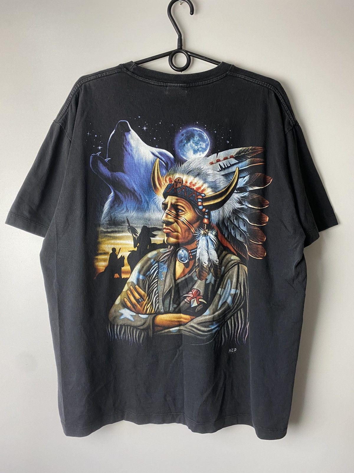 Vintage Wolf wild vintage t-shirts size XL Size US XL / EU 56 / 4 - 2 Thumbnail