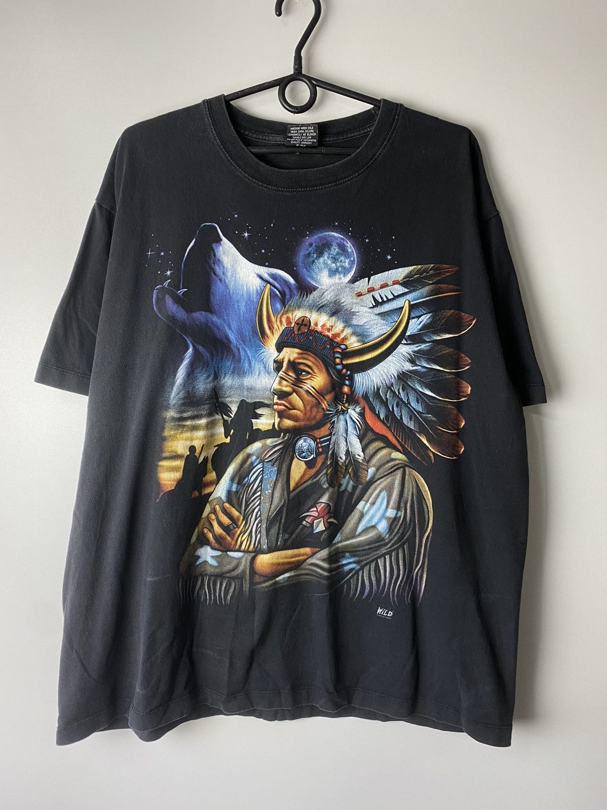 Vintage Wolf wild vintage t-shirts size XL Size US XL / EU 56 / 4 - 1 Thumbnail