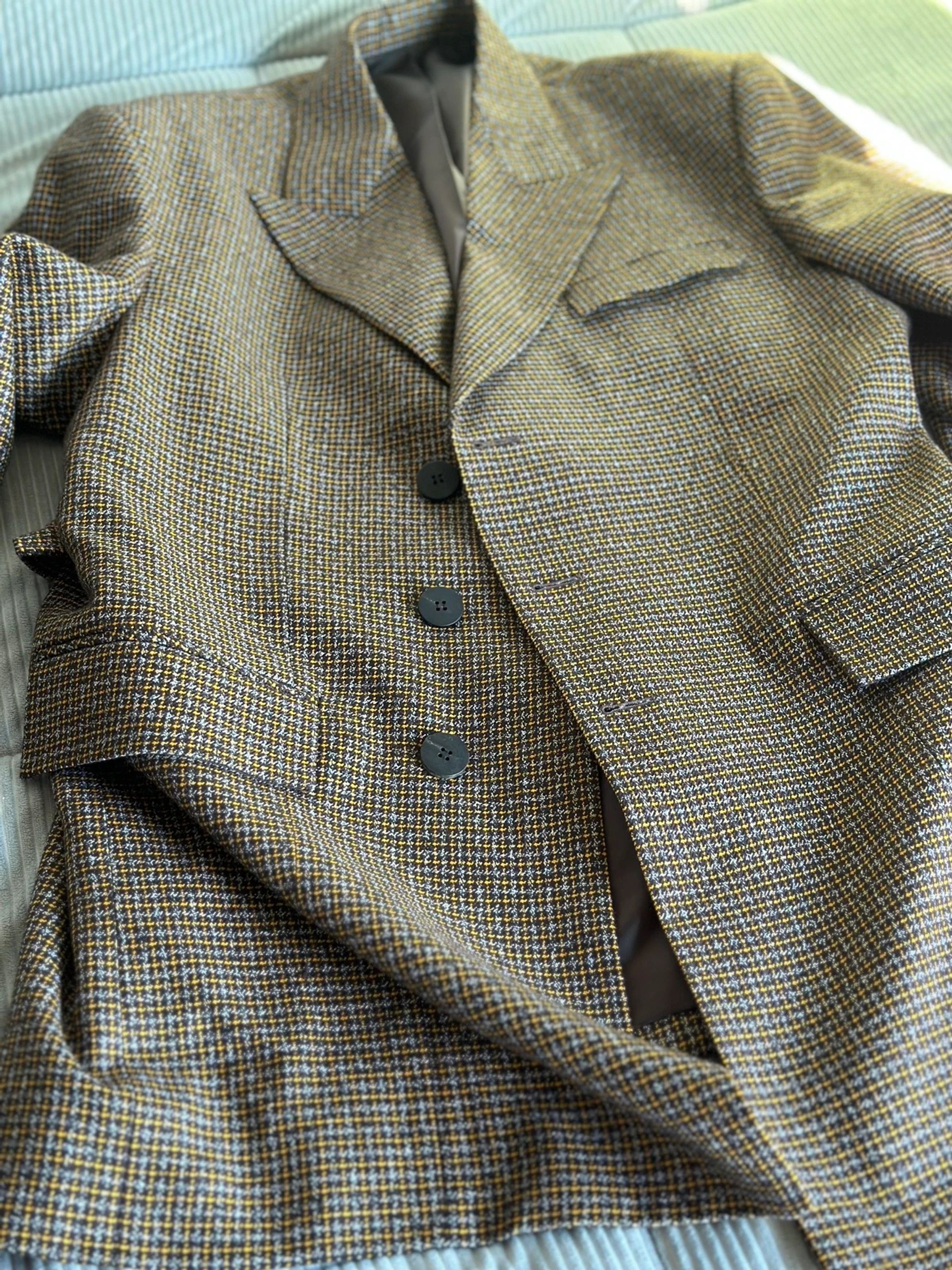 Wooyoungmi Wooyoungmi Check Suit Set-up Size 46R - 3 Thumbnail