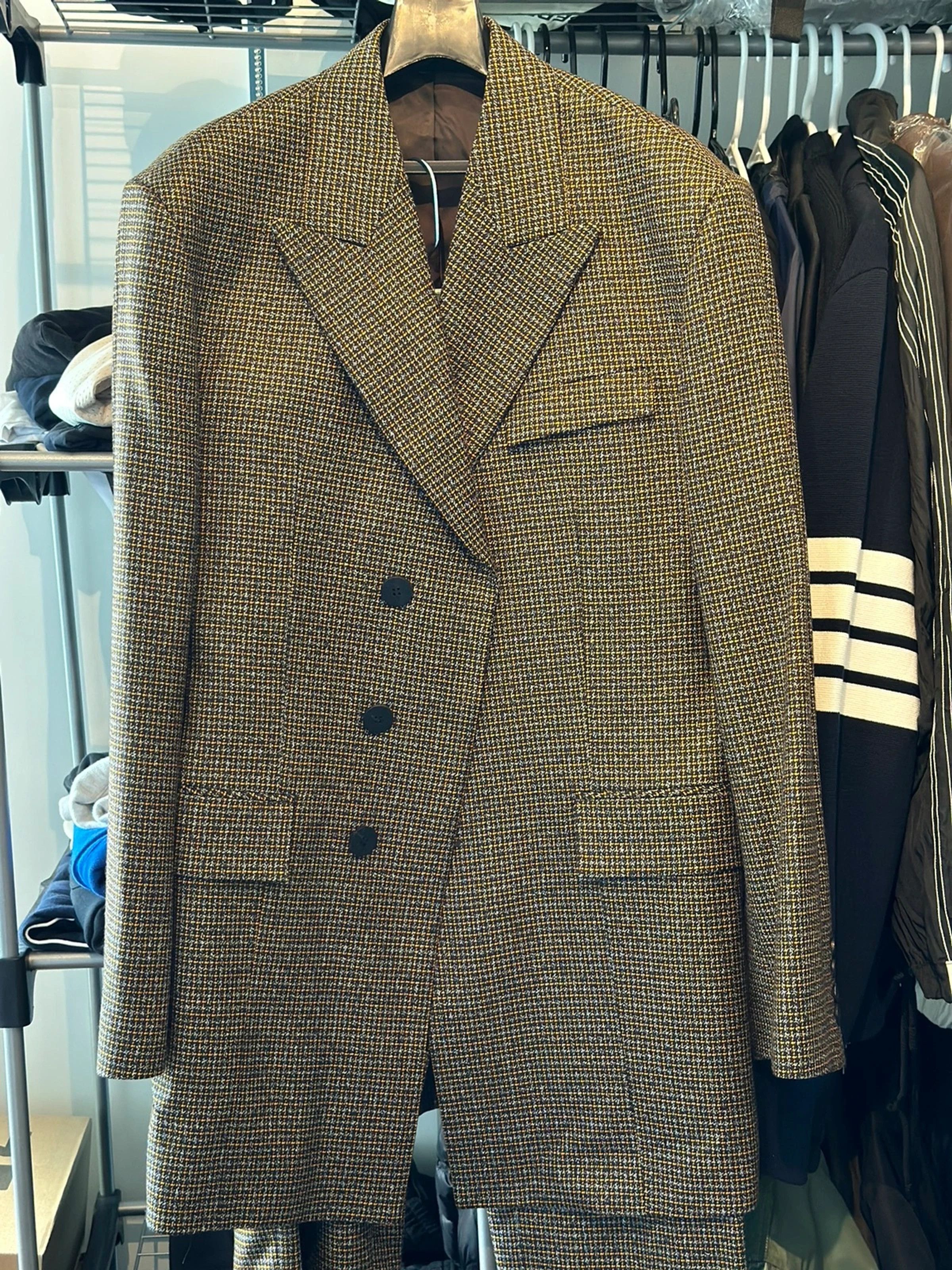 Wooyoungmi Wooyoungmi Check Suit Set-up Size 46R - 1 Thumbnail