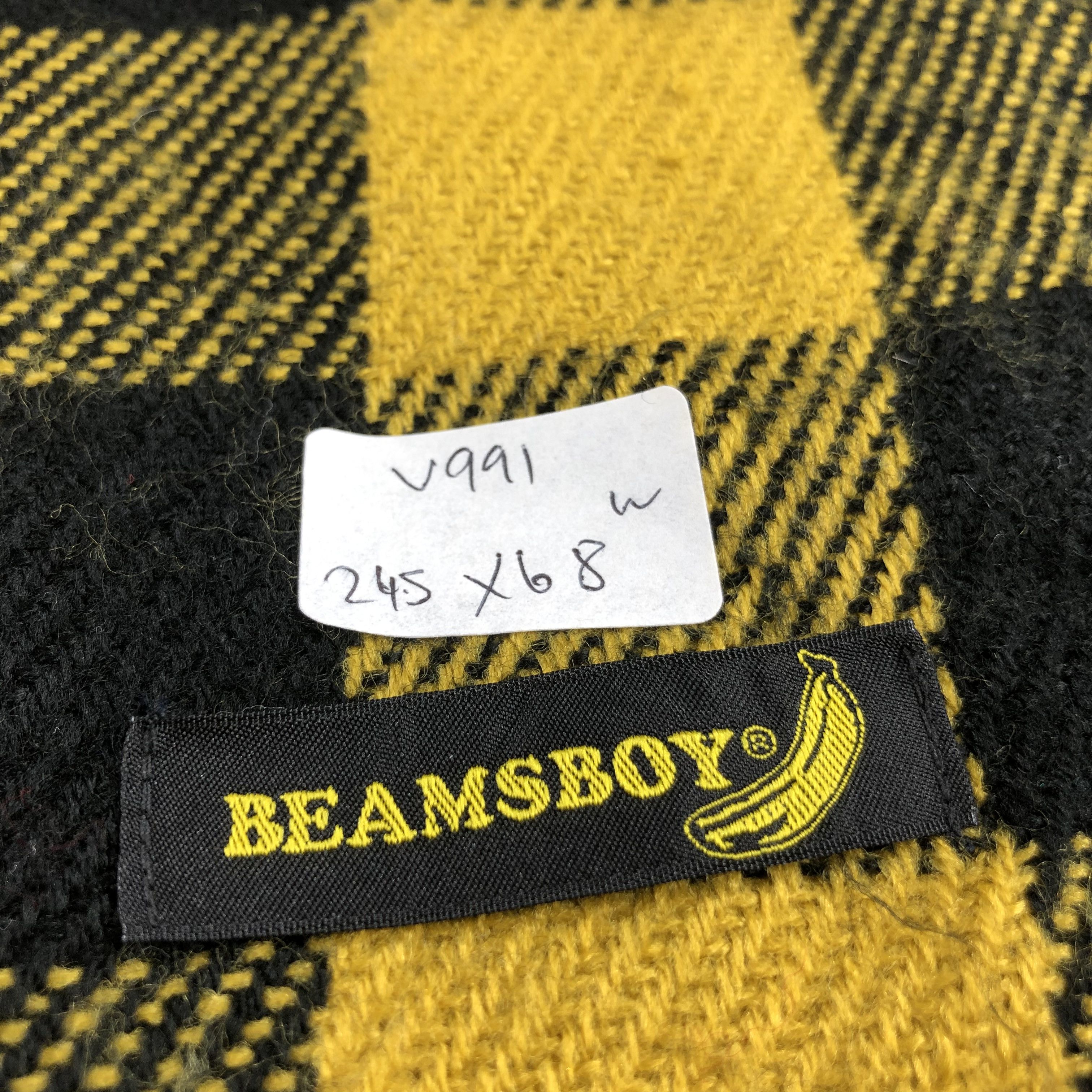 Beams Plus Beams Boy Tartan Scarf Muffler Wool V991 Size ONE SIZE - 6 Thumbnail