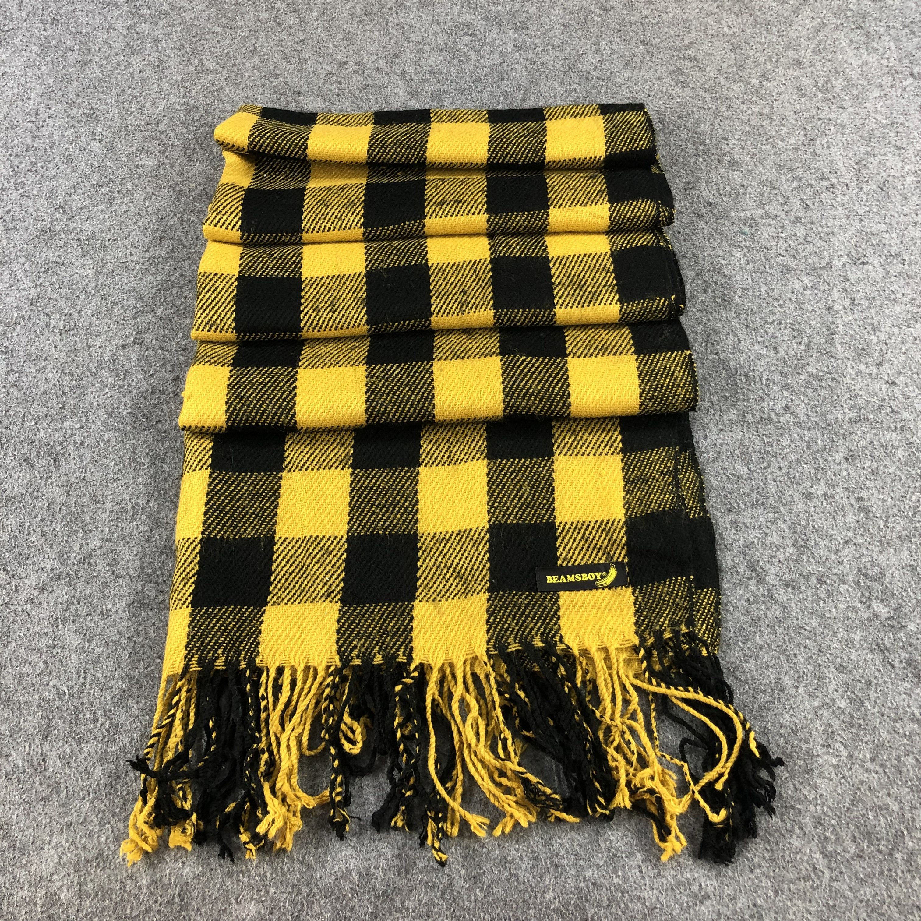 Beams Plus Beams Boy Tartan Scarf Muffler Wool V991 Size ONE SIZE - 4 Thumbnail