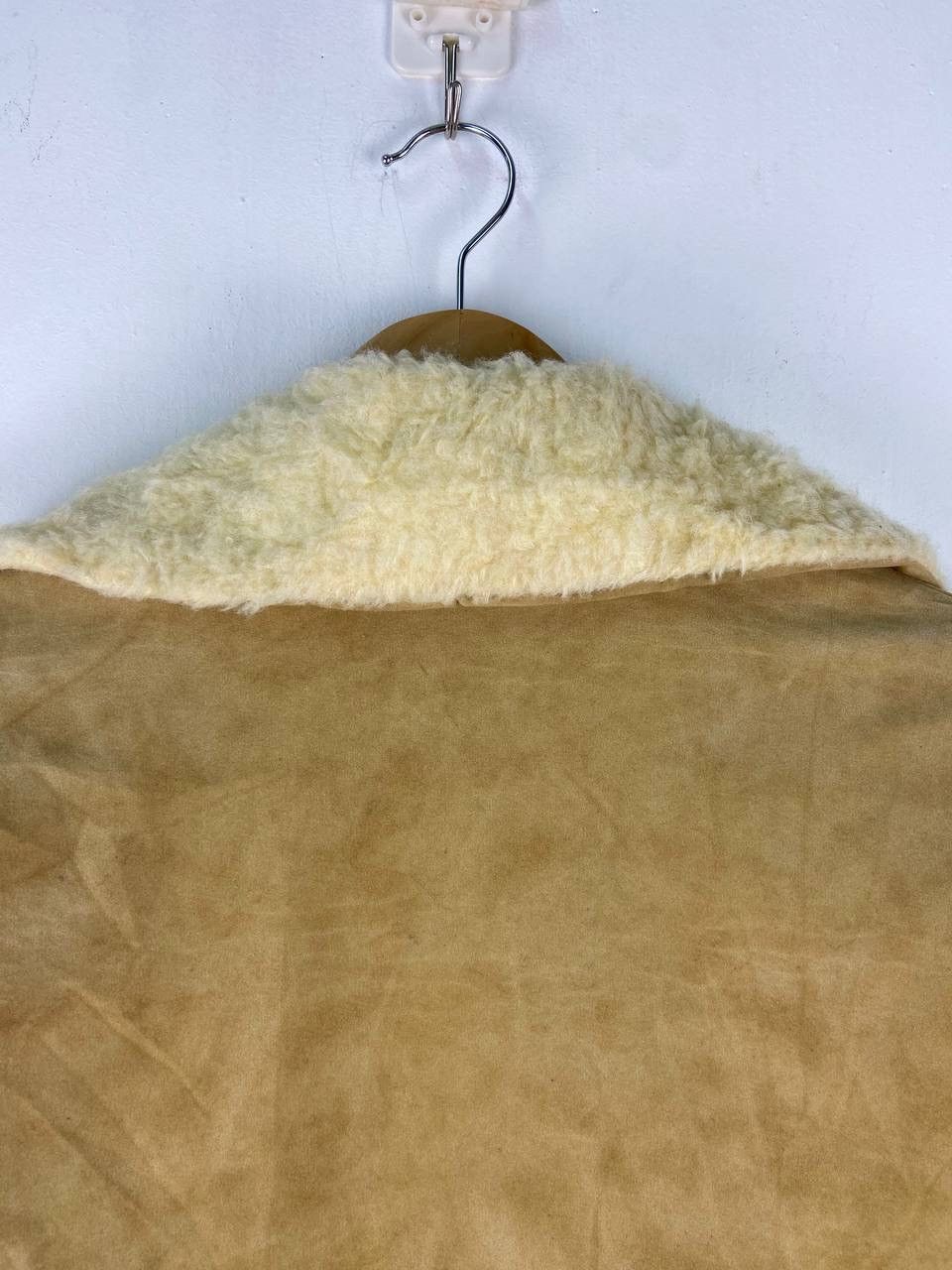 Swingster Vintage 80s B3 Sheepskin Shearling Sherpa Leather Jacket Size US S / EU 44-46 / 1 - 16 Thumbnail