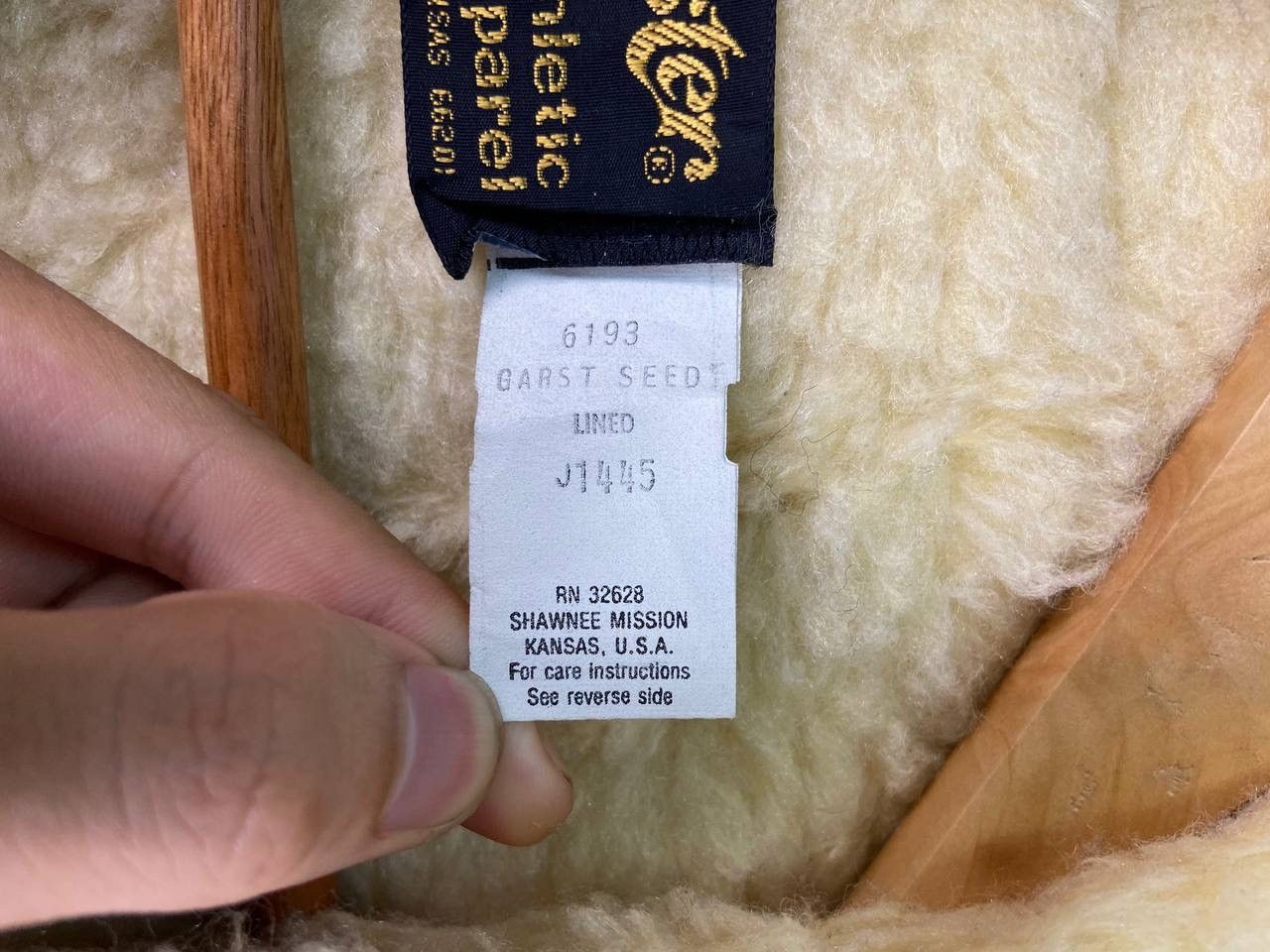Swingster Vintage 80s B3 Sheepskin Shearling Sherpa Leather Jacket Size US S / EU 44-46 / 1 - 8 Thumbnail