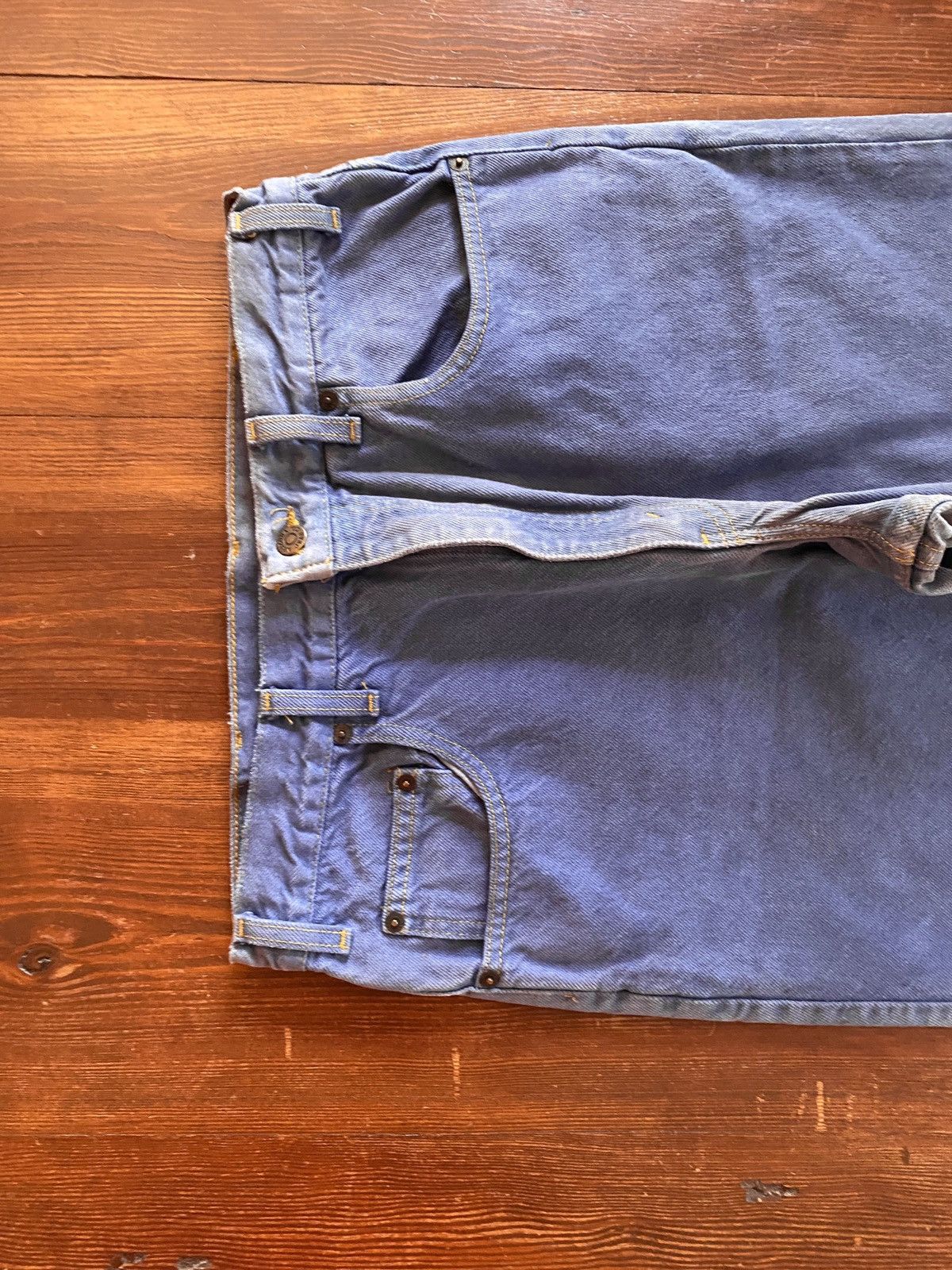 Arizona Jean Co. Vintage 1995 90s Arizona Jean Co Faded Purple Denim 32x33.5 Size US 32 / EU 48 - 6 Thumbnail