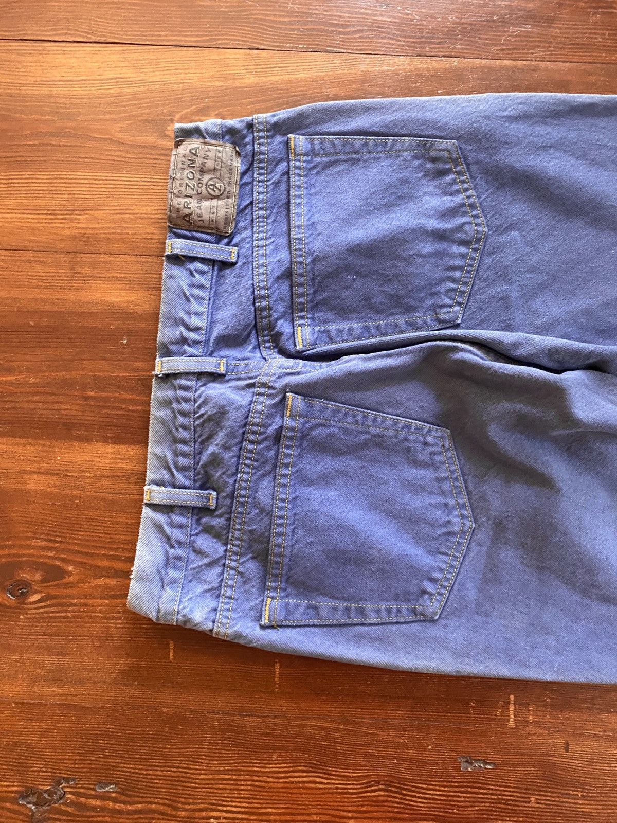Arizona Jean Co. Vintage 1995 90s Arizona Jean Co Faded Purple Denim 32x33.5 Size US 32 / EU 48 - 17 Thumbnail