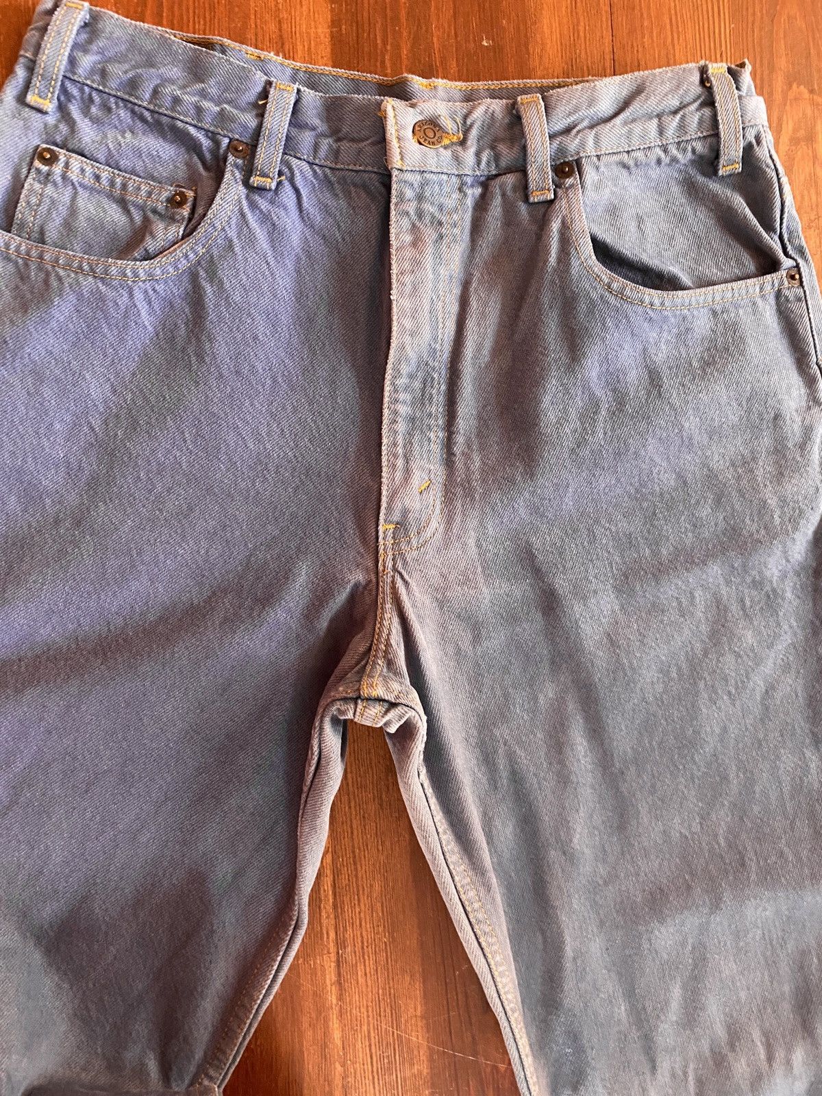Arizona Jean Co. Vintage 1995 90s Arizona Jean Co Faded Purple Denim 32x33.5 Size US 32 / EU 48 - 7 Thumbnail