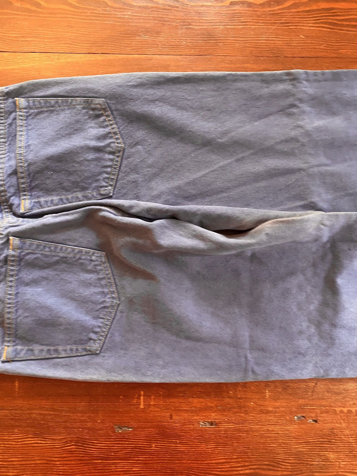 Arizona Jean Co. Vintage 1995 90s Arizona Jean Co Faded Purple Denim 32x33.5 Size US 32 / EU 48 - 16 Thumbnail