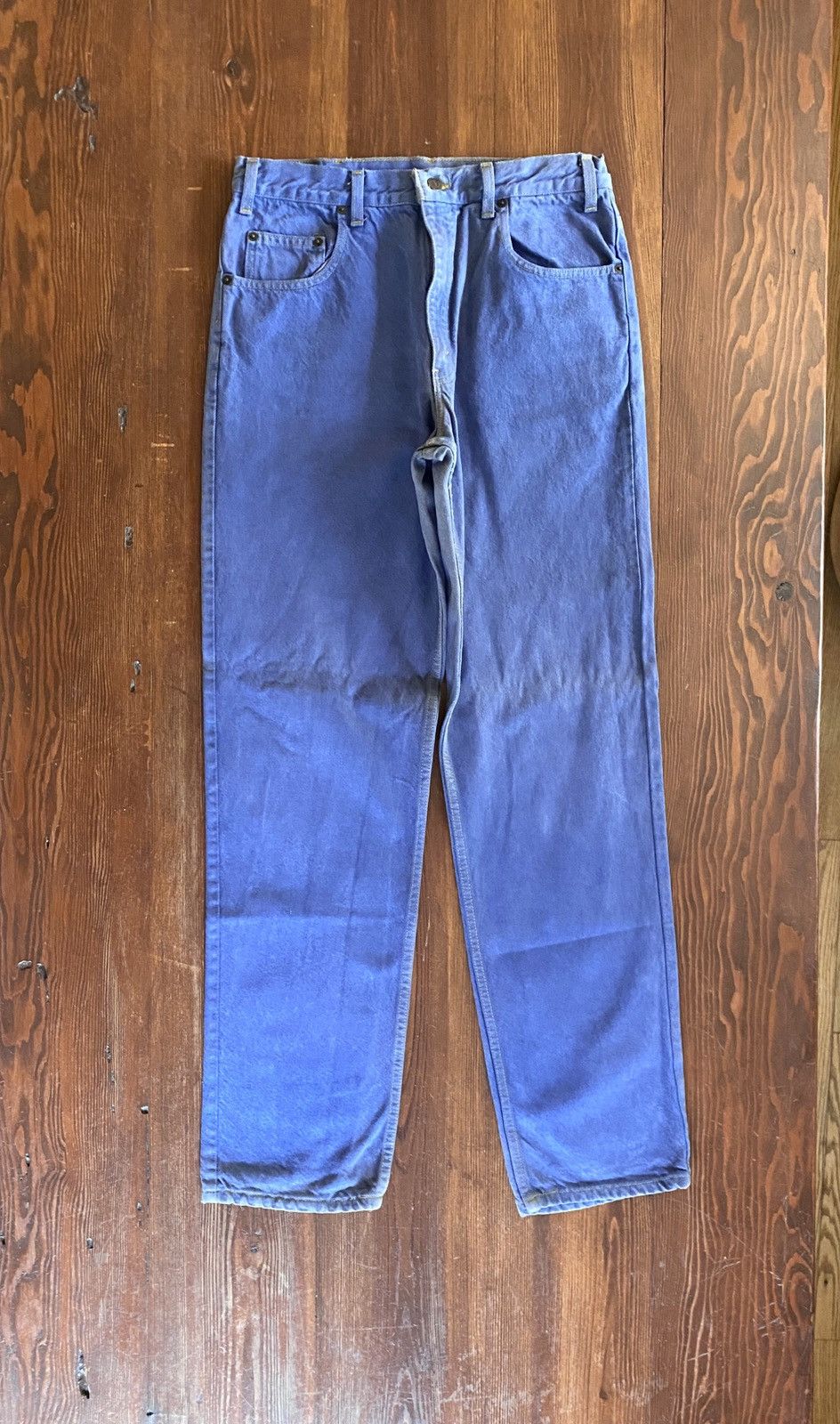 Arizona Jean Co. Vintage 1995 90s Arizona Jean Co Faded Purple Denim 32x33.5 Size US 32 / EU 48 - 1 Thumbnail