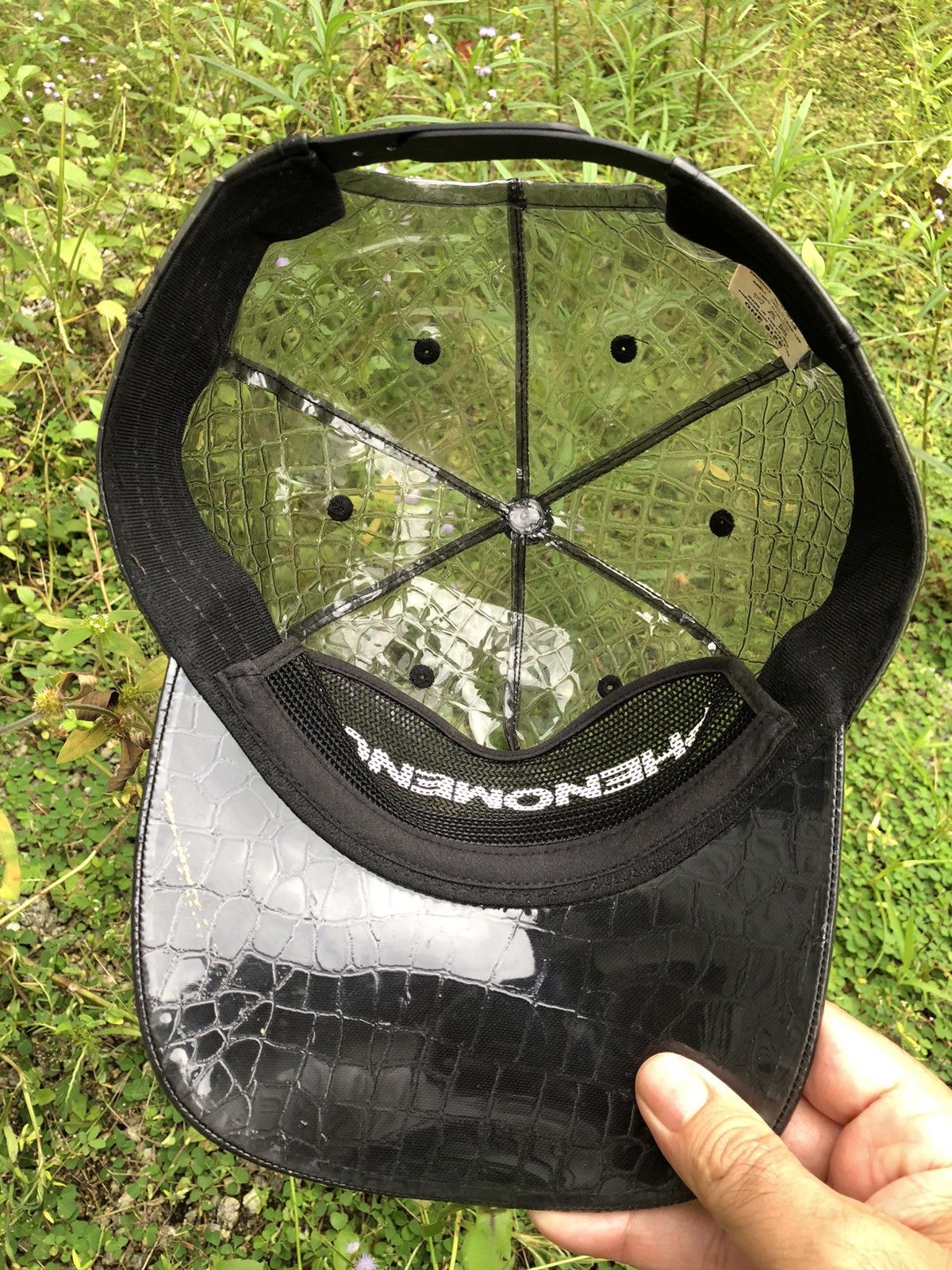 PHENOMENON Phenomenon Transparent PVC Croc Skin Flip Snapback Size ONE SIZE - 6 Thumbnail