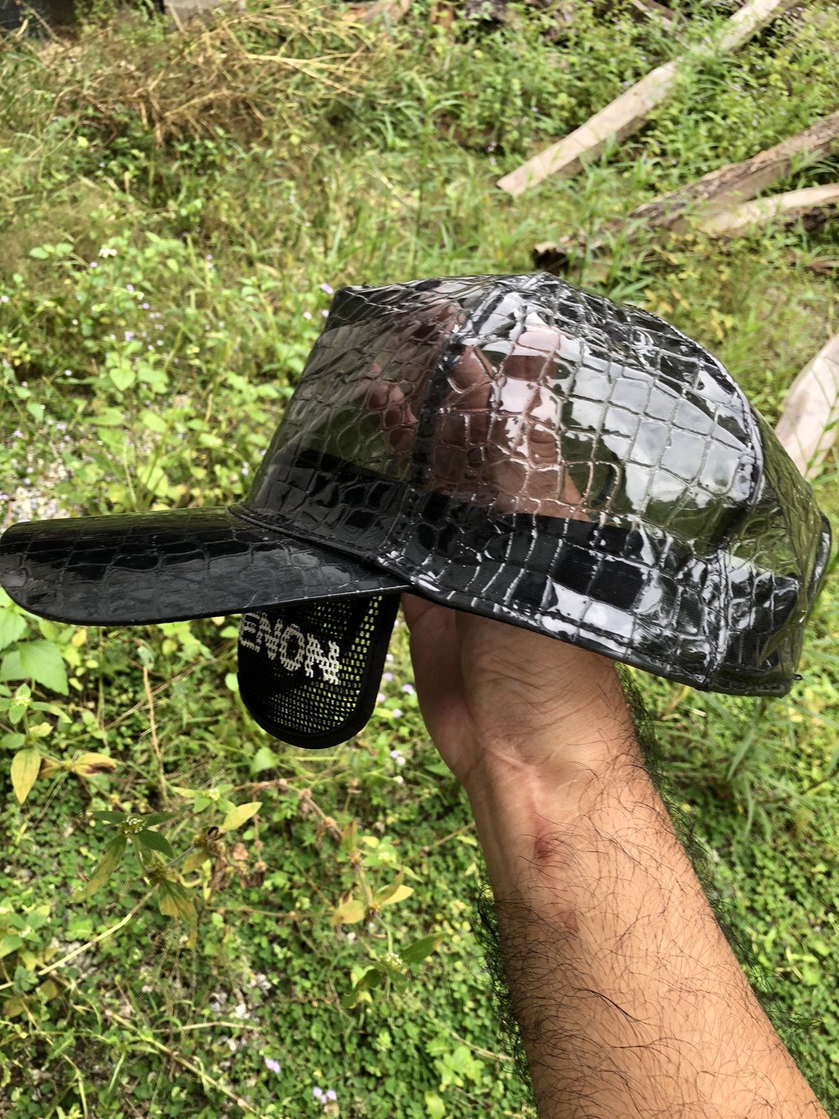 PHENOMENON Phenomenon Transparent PVC Croc Skin Flip Snapback Size ONE SIZE - 5 Thumbnail