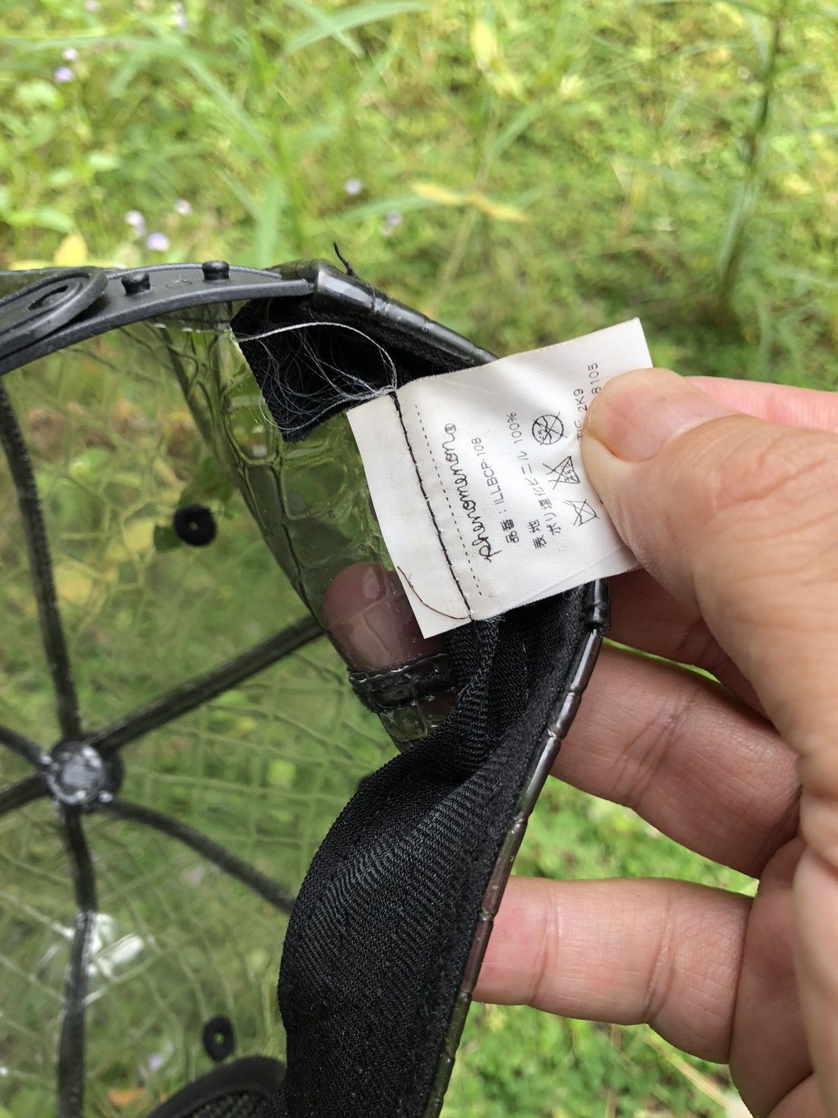 PHENOMENON Phenomenon Transparent PVC Croc Skin Flip Snapback Size ONE SIZE - 9 Thumbnail