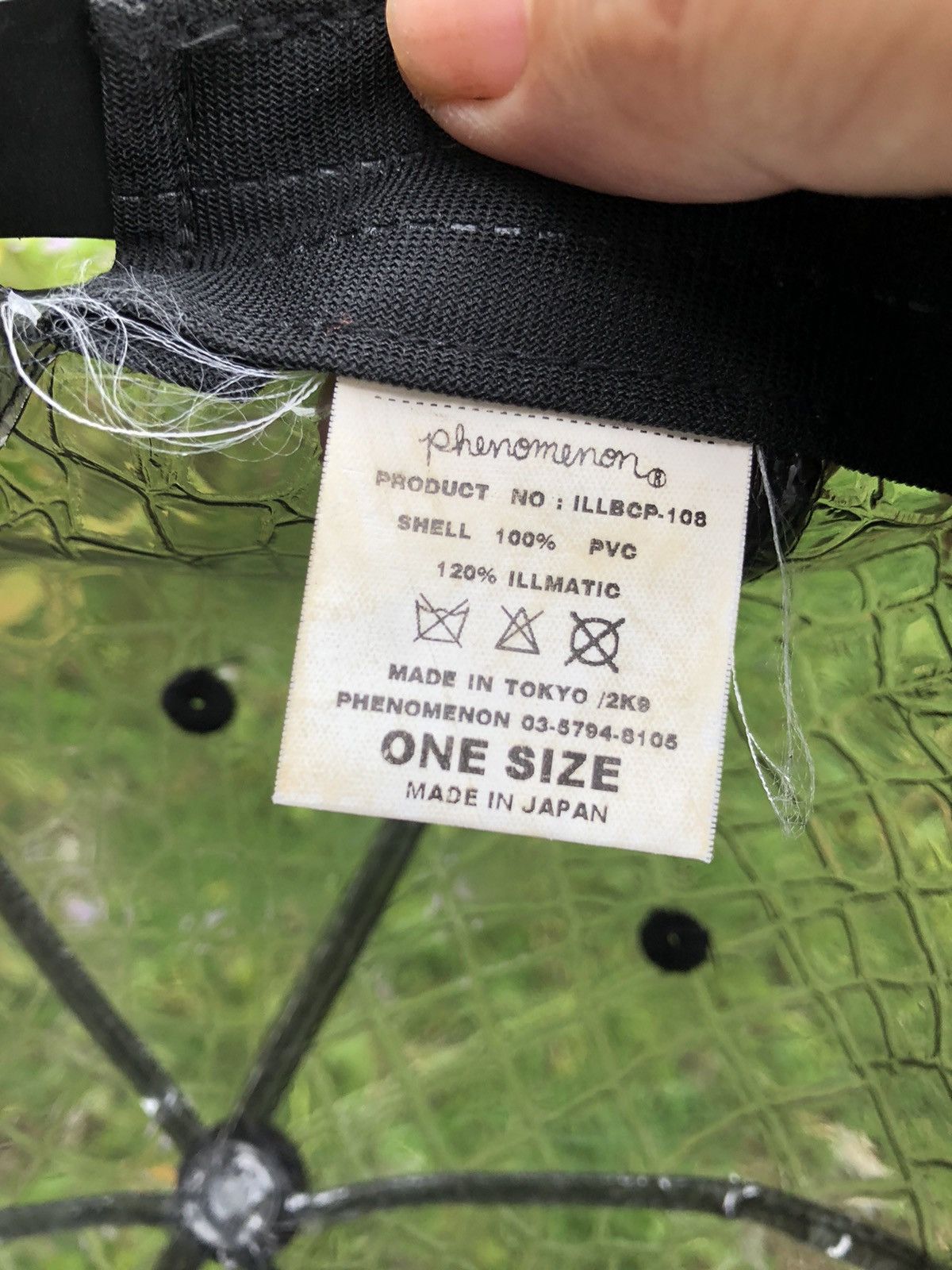 PHENOMENON Phenomenon Transparent PVC Croc Skin Flip Snapback Size ONE SIZE - 8 Thumbnail