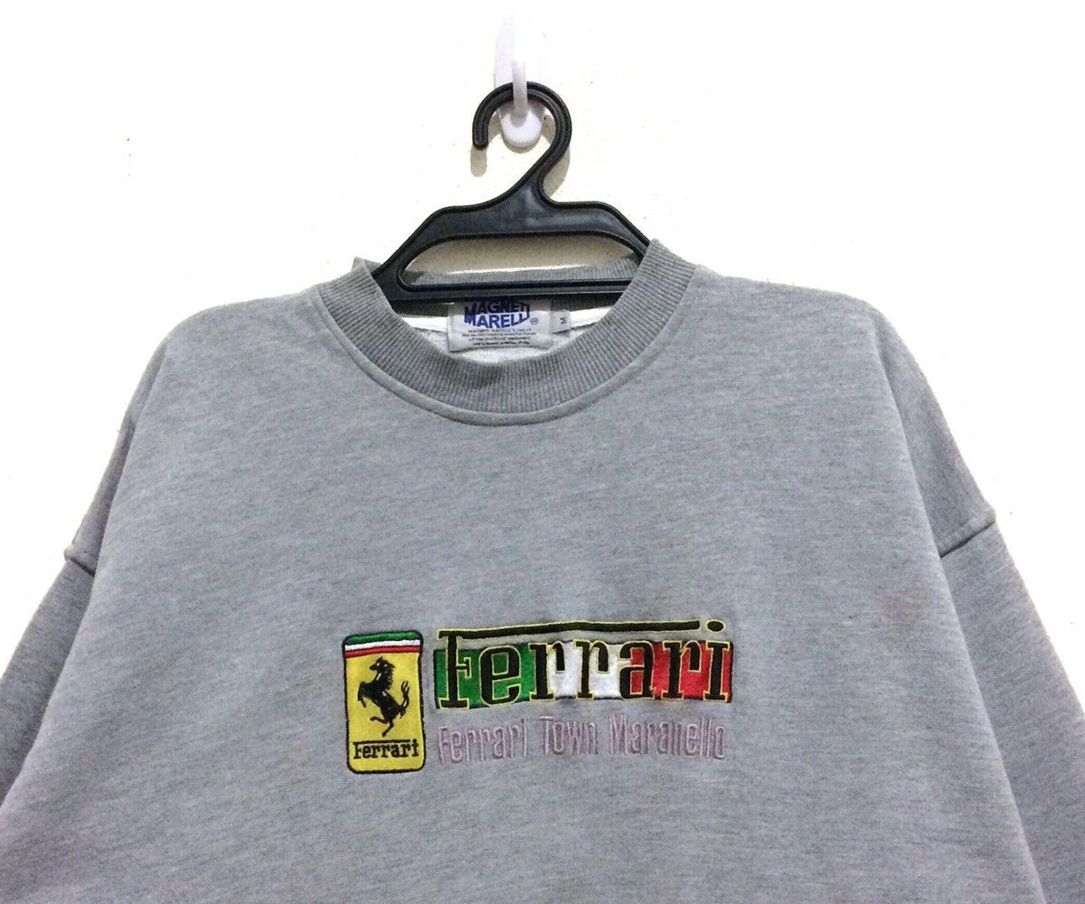 Ferrari FERRARI ITALY Spellout Embroidery Crewneck Pullover Jumper Size US M / EU 48-50 / 2 - 2 Thumbnail