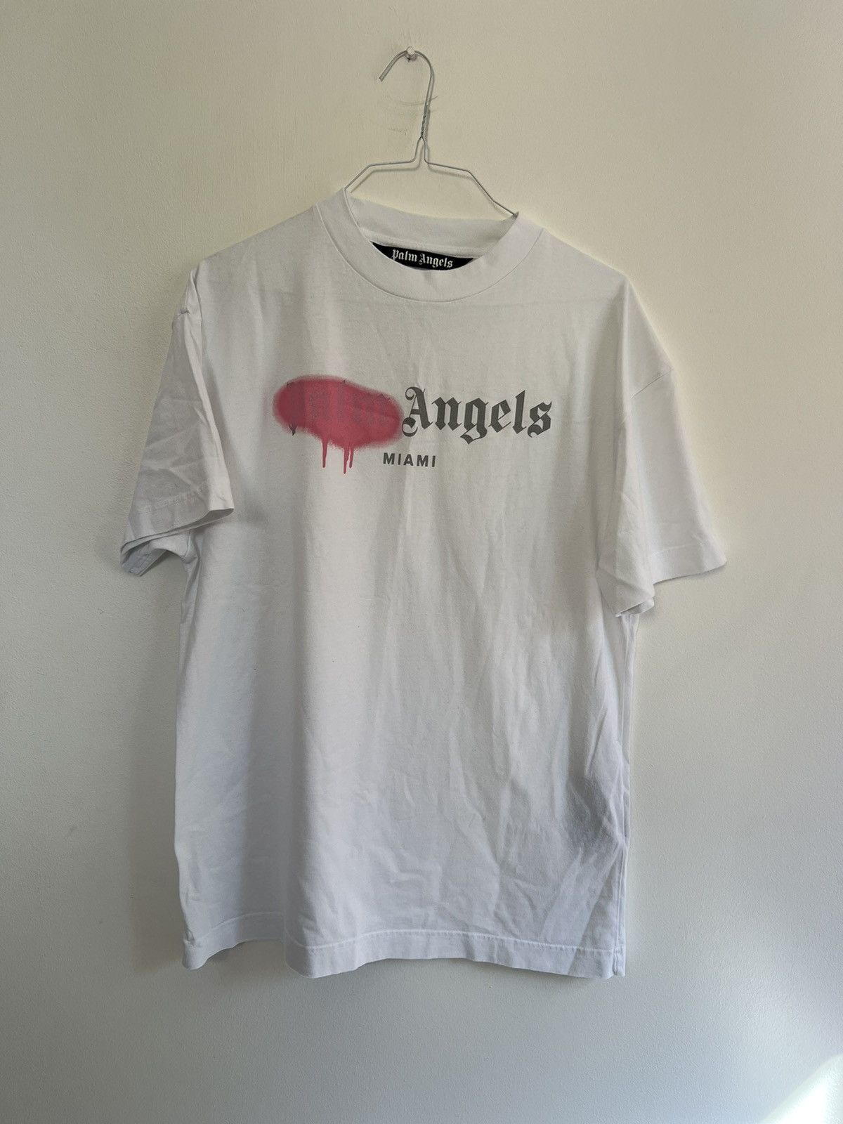 Palm angels Miami Sprayed t shirt review + Try on 