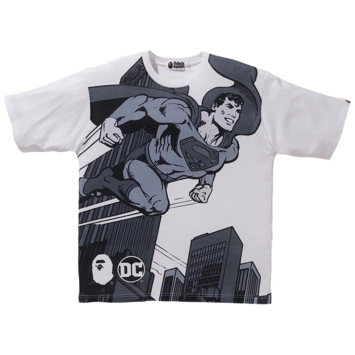 A BATHING APE×DC COMICS SUPERMAN BAPE × DC Comics Superman full zip Hoodie a bathing ape NIGO