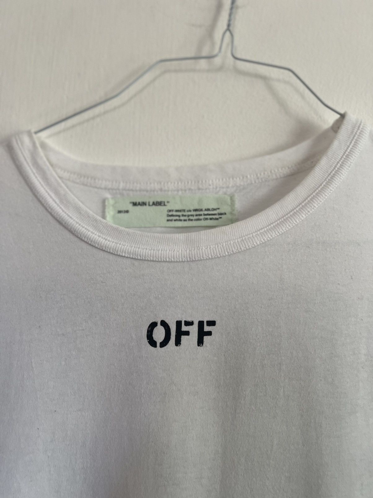 Off-White Off white spray paint TEE Size US S / EU 44-46 / 1 - 7 Thumbnail