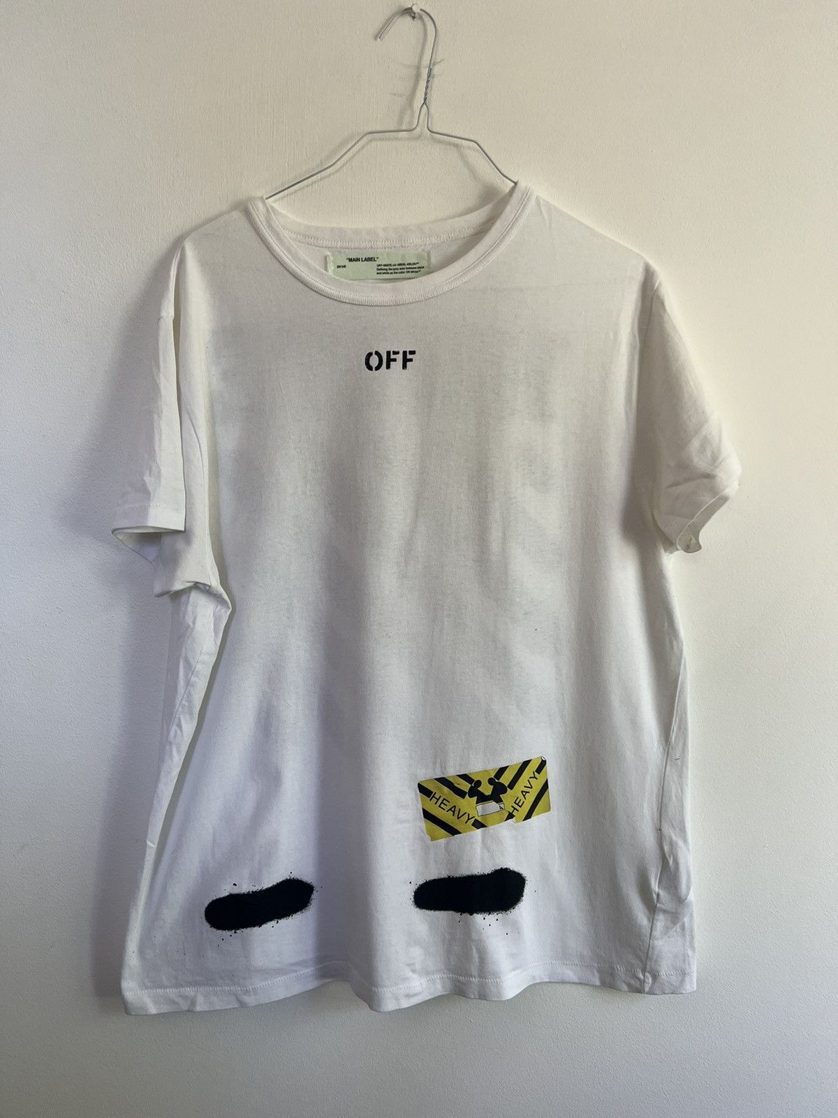 Off-White Off white spray paint TEE Size US S / EU 44-46 / 1 - 2 Thumbnail