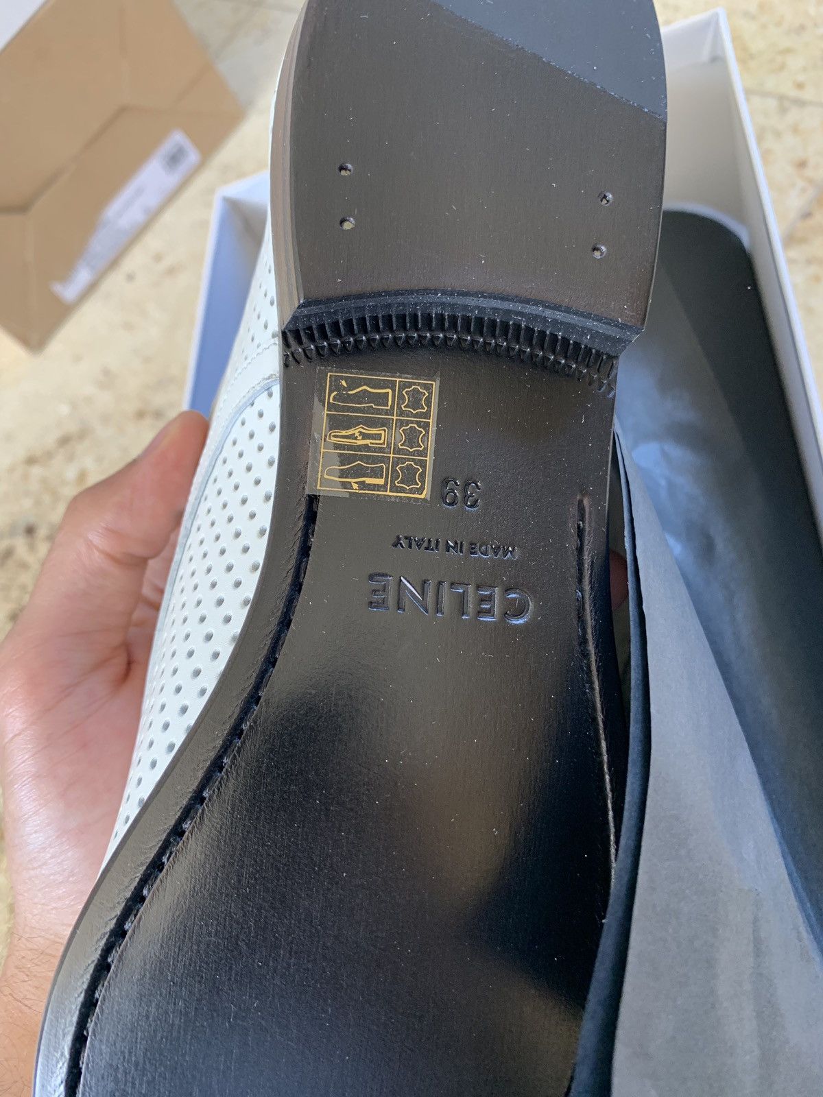 Celine Perforated White Jacno Boot in Calfskin Size US 6 / EU 39 - 8 Thumbnail