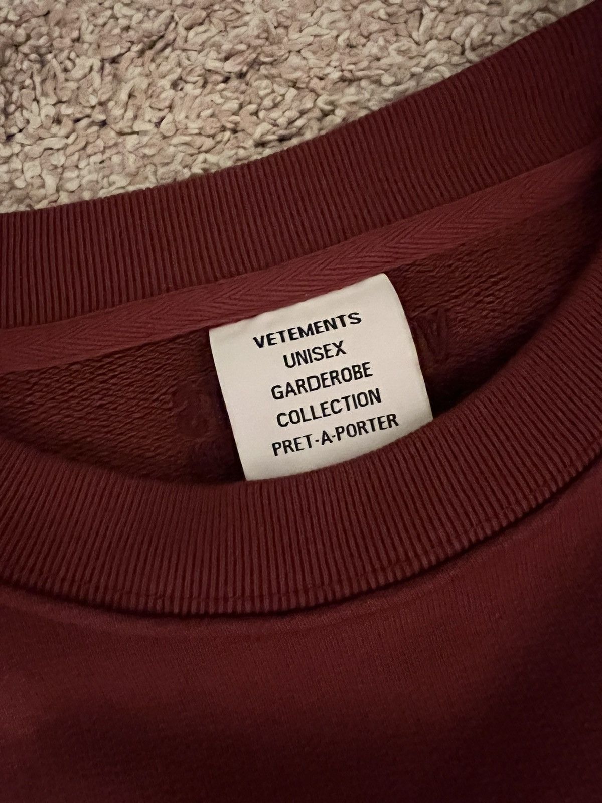 Vetements *RARE* Unskinny/Think big Vetements sweatshirt XL Size US XL / EU 56 / 4 - 4 Thumbnail