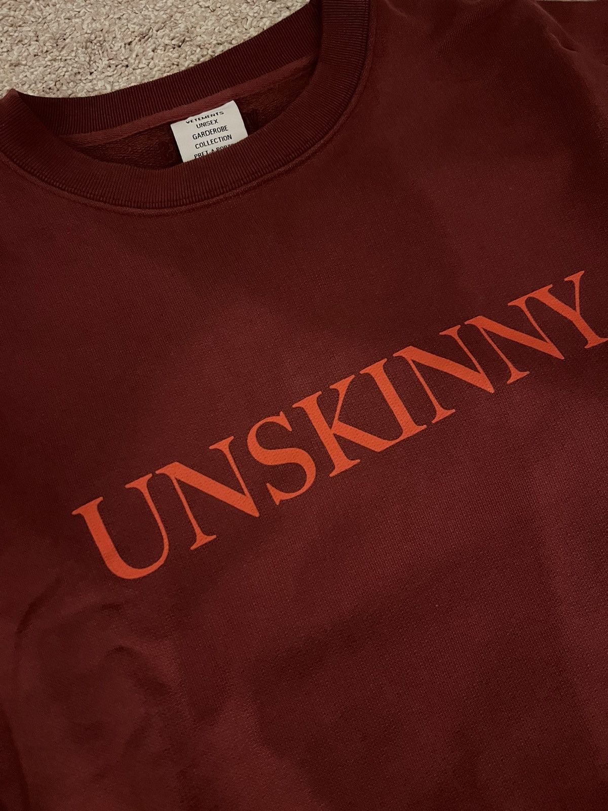 Vetements *RARE* Unskinny/Think big Vetements sweatshirt XL Size US XL / EU 56 / 4 - 3 Thumbnail
