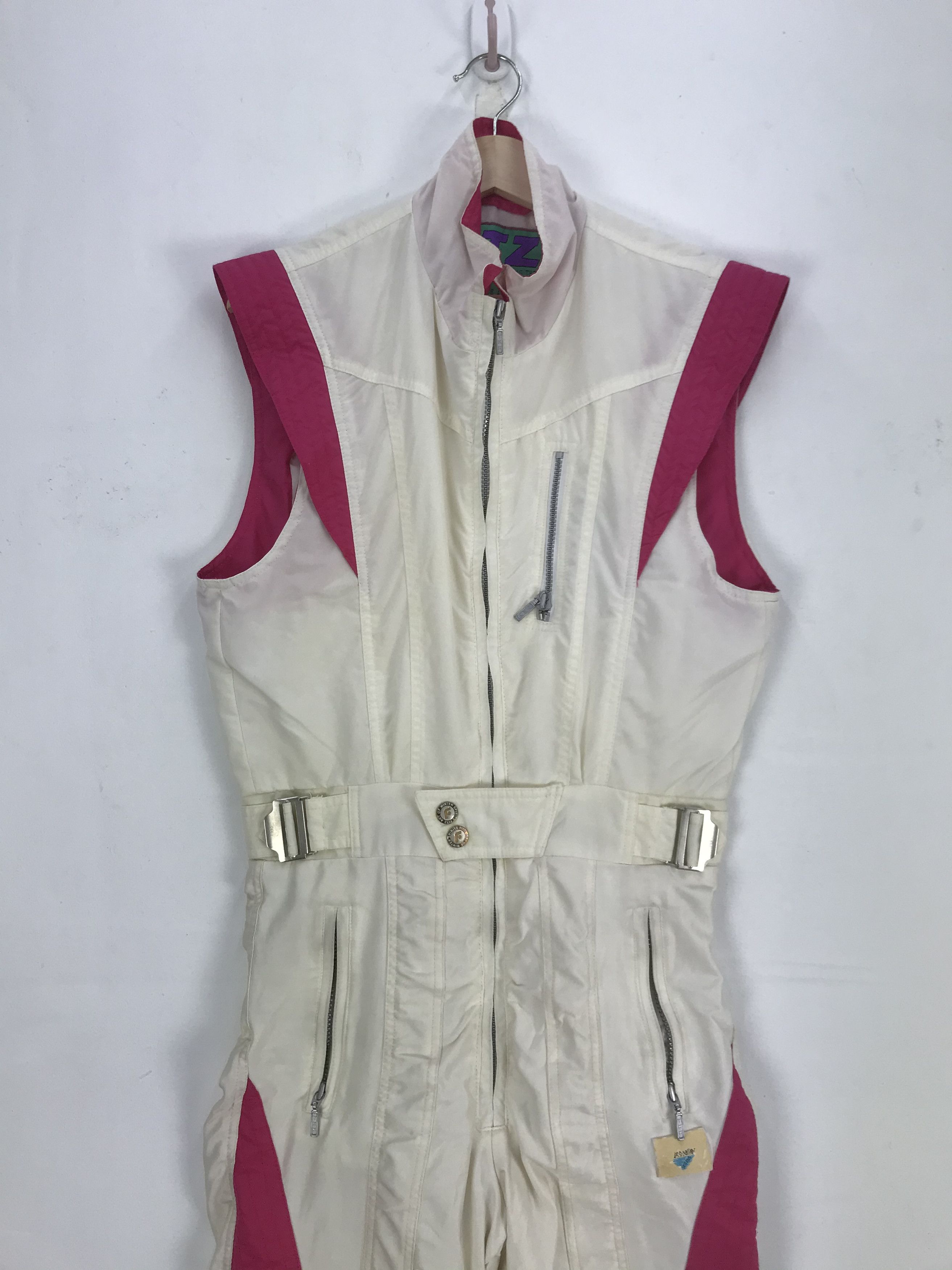 Japanese Brand × Vintage Vintage Fitz Ski Suit Coverall Japanese Ski Wear Jumpsuit Size US 30 / EU 46 - 4 Thumbnail